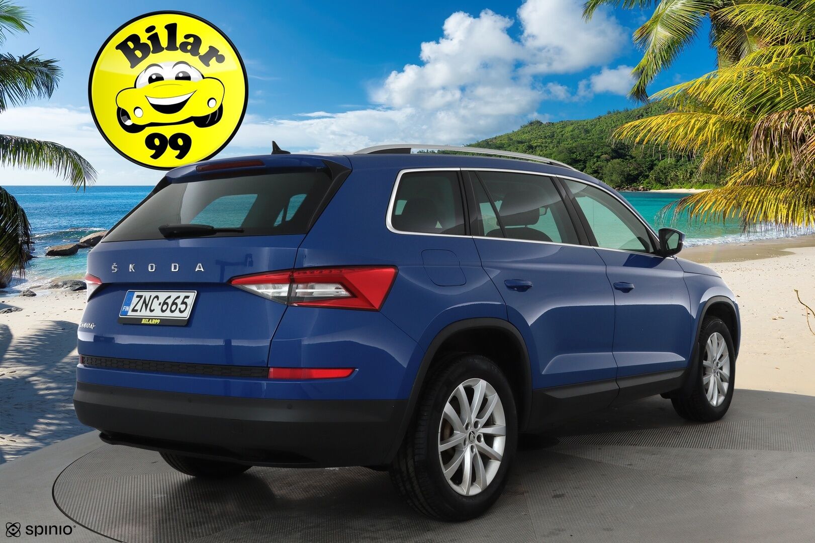 Skoda Kodiaq 2020 2,0 TDI 150 Ambition BusinessLine DSG Autom. **Adapt.vakkari / Webasto / LED / Navi / KeylessGo** - Suomi-auto / Kahdet renkaat aluvanteilla / Ratin lämmitin / Tuulilasin lämmitin / P.tutkat