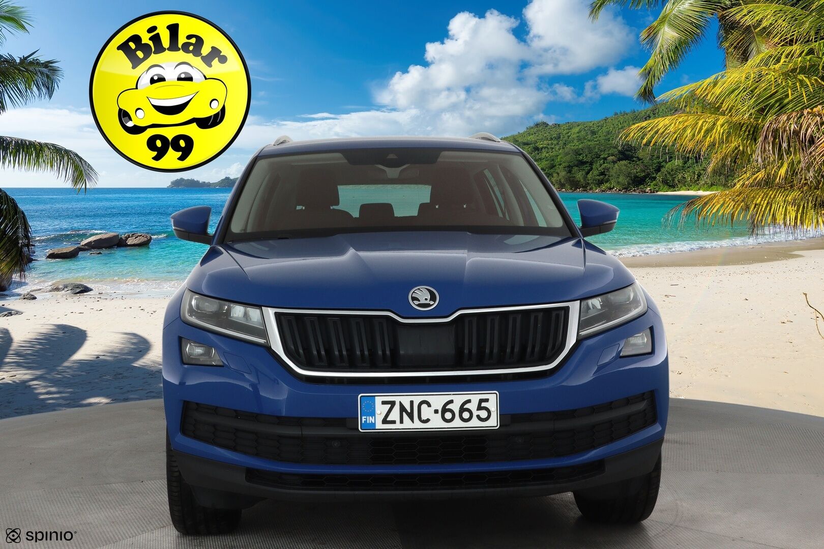 Skoda Kodiaq 2020 2,0 TDI 150 Ambition BusinessLine DSG Autom. **Adapt.vakkari / Webasto / LED / Navi / KeylessGo** - Suomi-auto / Kahdet renkaat aluvanteilla / Ratin lämmitin / Tuulilasin lämmitin / P.tutkat