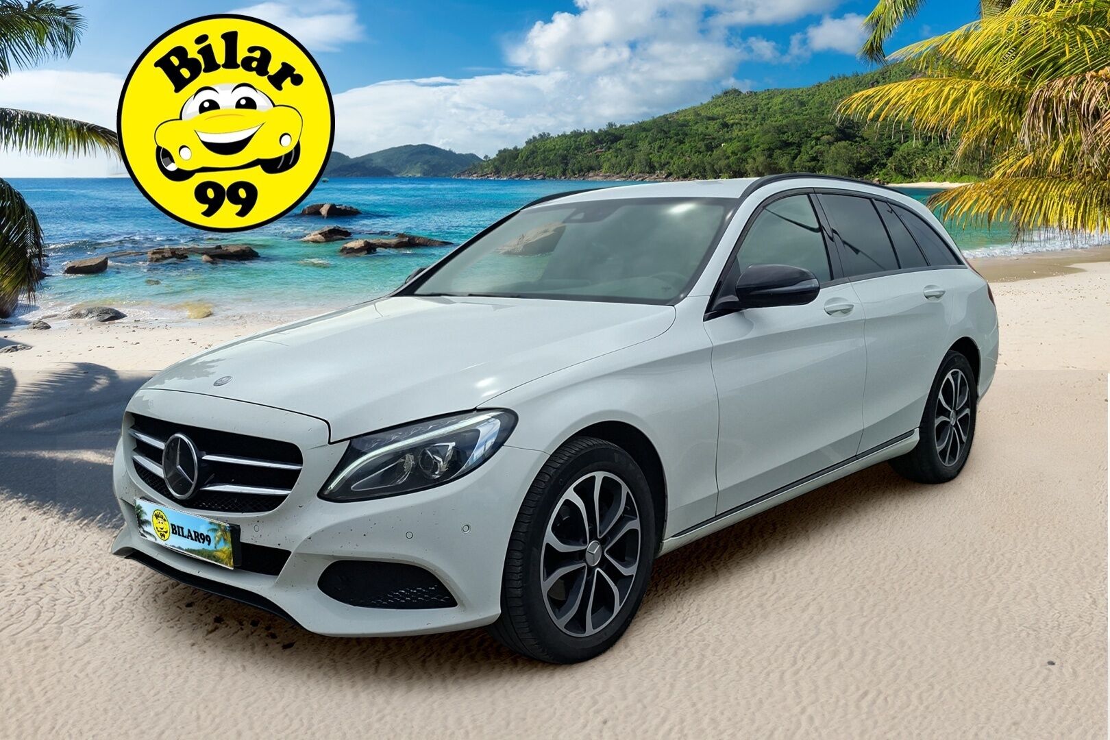 Mercedes-Benz C 2017 220 d 4Matic T A Premium Business - DTR+ | Night | Peruutuskamera | Puolinahka Sporttipenkit | Lohko & Sisäpistoke | LED | Upea!