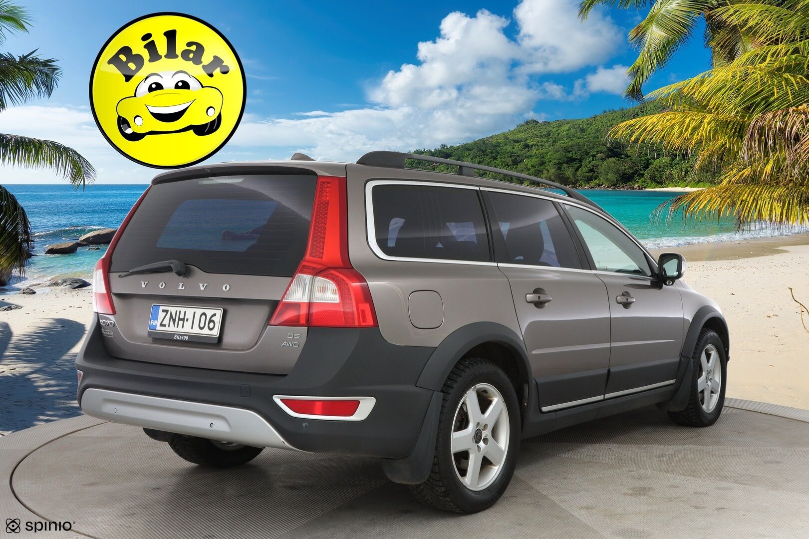 Volvo XC70 2009 XC70 D5 AWD - Harvinaiset Espresso Brown nahat | Tuuletetut muisti penkit | Webasto kauk. | Keyless | BLIS | P.tutkat E&T | ABL | High Performance Audio | - KORKO VAIN 3,99 %