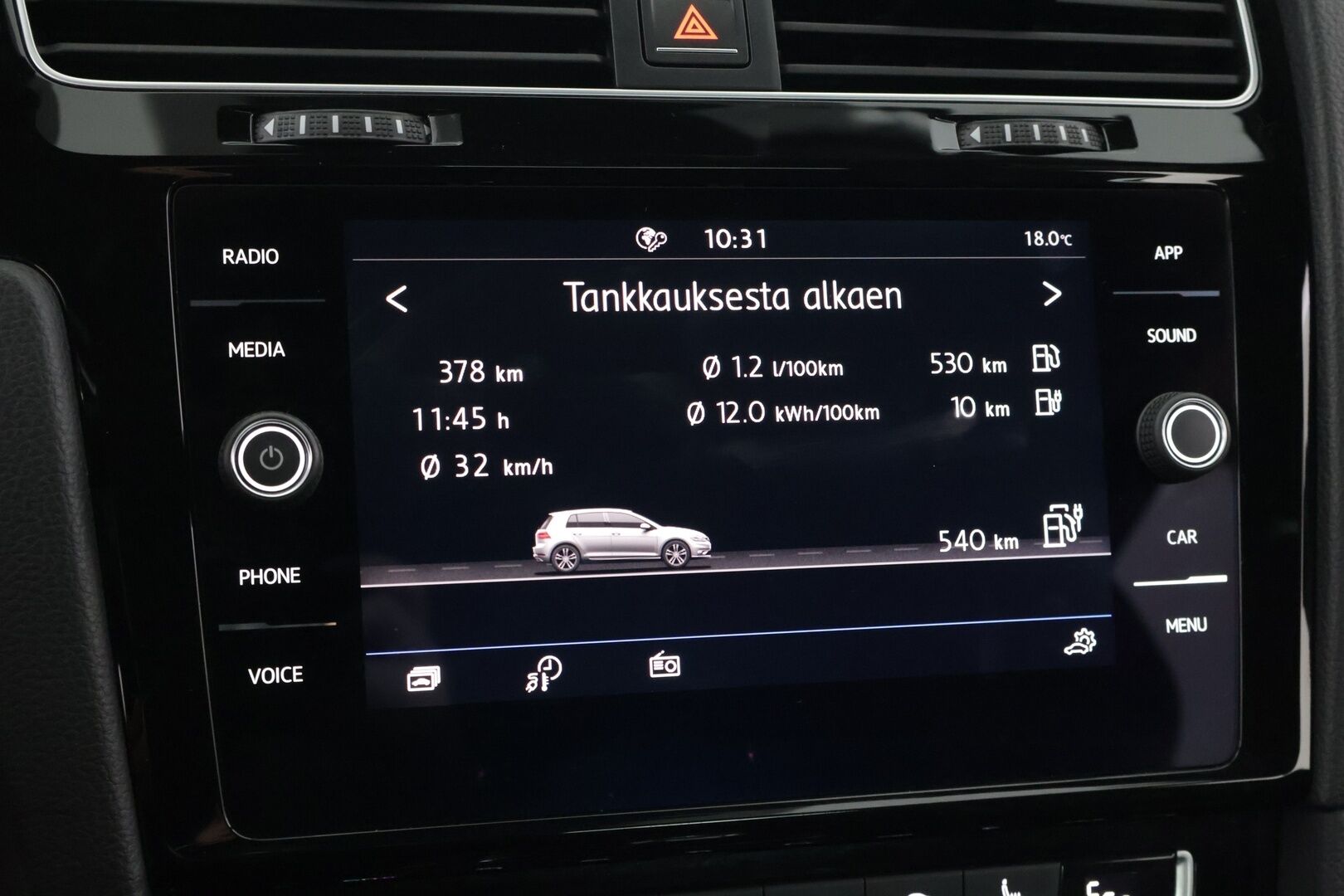 Volkswagen Golf 2018 GTE Plug-In Hybrid 150 kW (204 hv) DSG-automaatti *Adapt. vakkari / Webasto / BLIS / Parkkitutkat / CarPlay & Android Auto* - 2x renkaat alkuperäisillä vanteilla / Jakohihna juuri vaihdettu / Siistikuntoinen yksilö