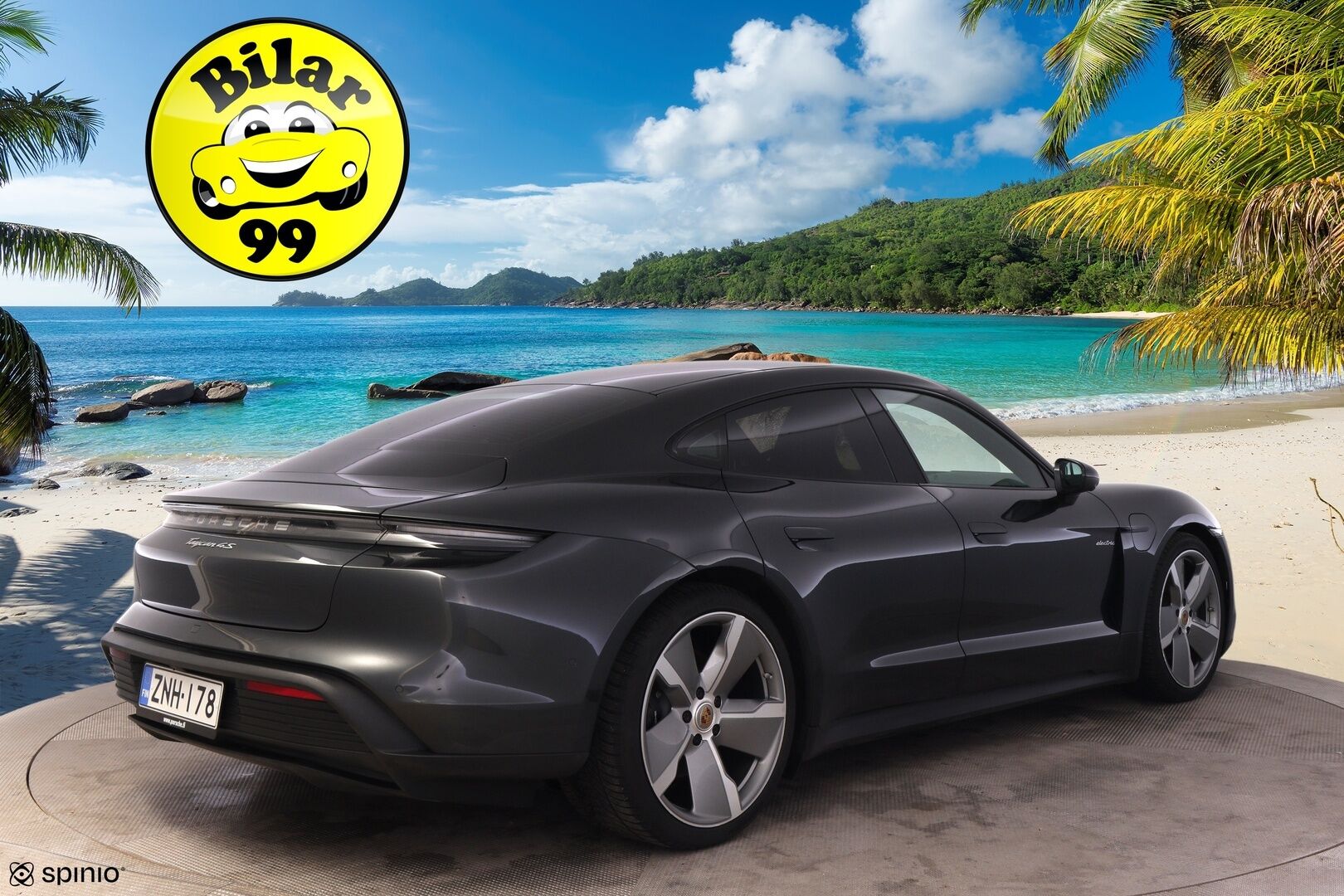 Porsche Taycan 2021 4S *ACC / Lämpöpumppu / Matkustajan näyttö / 14-suunt.ist. / Bose / Ilma-alusta / InnoDrive / Hiilikuitupaketti* - Hyvät Hankook kitkat / 2x Renkaat / Upea 1-omisteinen Suomi-auto!