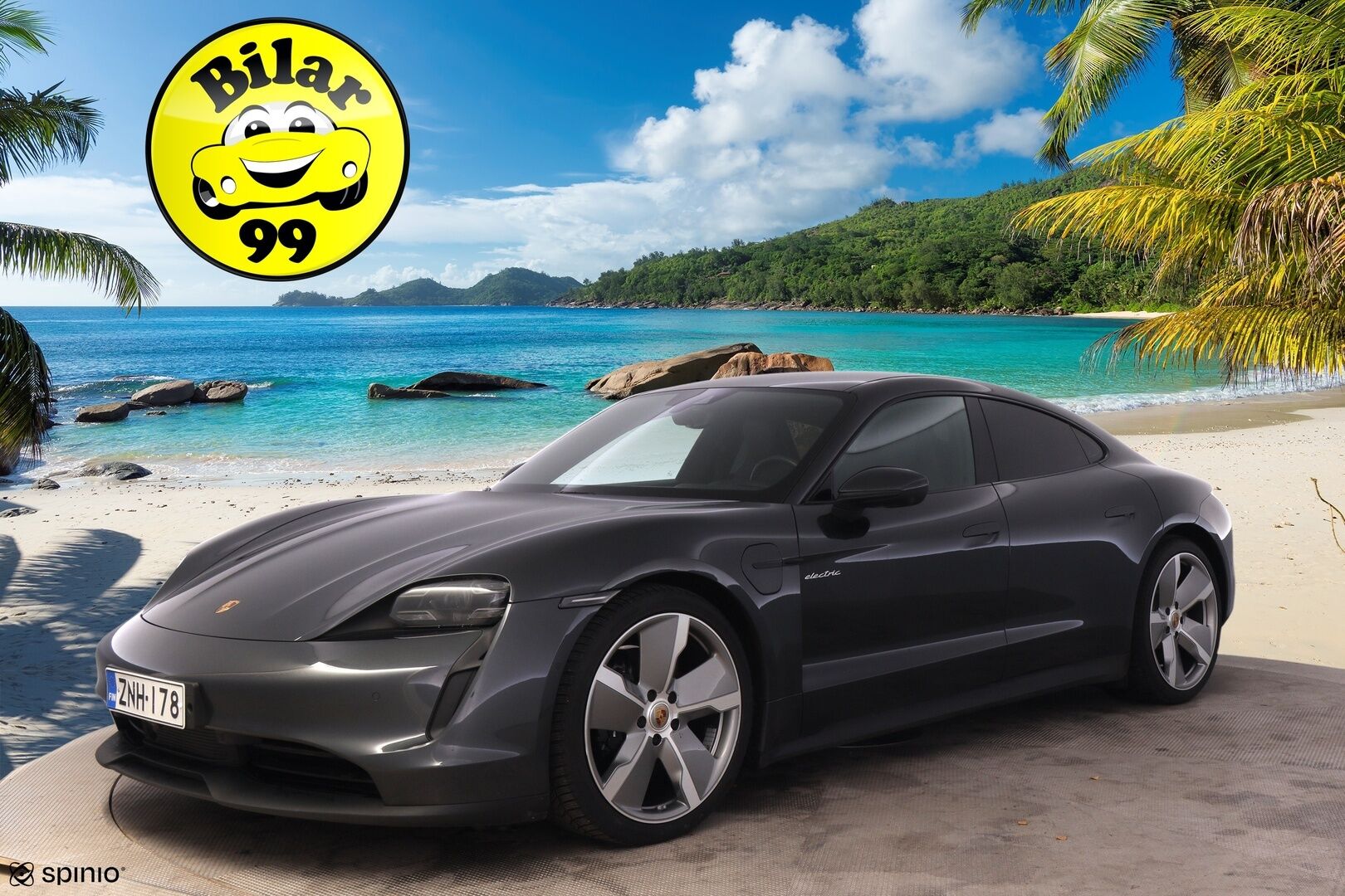 Porsche Taycan 2021 4S *ACC / Lämpöpumppu / Matkustajan näyttö / 14-suunt.ist. / Bose / Ilma-alusta / InnoDrive / Hiilikuitupaketti* - Hyvät Hankook kitkat / 2x Renkaat / Upea 1-omisteinen Suomi-auto!