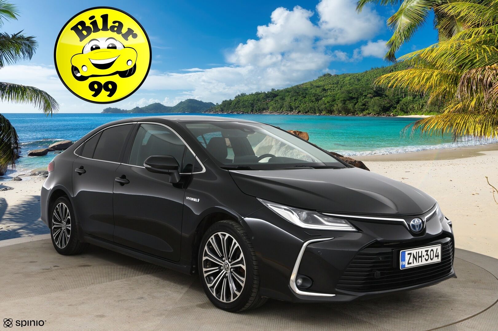 Toyota Corolla 2020 Sedan 1,8 Hybrid Style / Adapt. Vak. / Nahat / BLIS / Pysäköintiavustin / Navi / P. kamera / - Huippuvarusteltu yksilö! / Hyvät renkaat / 2-om. Suomi-auto! / Merkkihuollettu