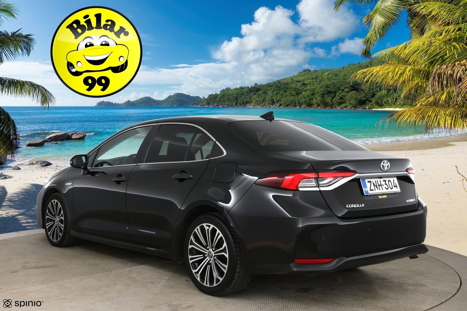 Toyota Corolla 2020 Sedan 1,8 Hybrid Style / Adapt. Vak. / Nahat / BLIS / Pysäköintiavustin / Navi / P. kamera / - Huippuvarusteltu yksilö! / Hyvät renkaat / 2-om. Suomi-auto! / Merkkihuollettu