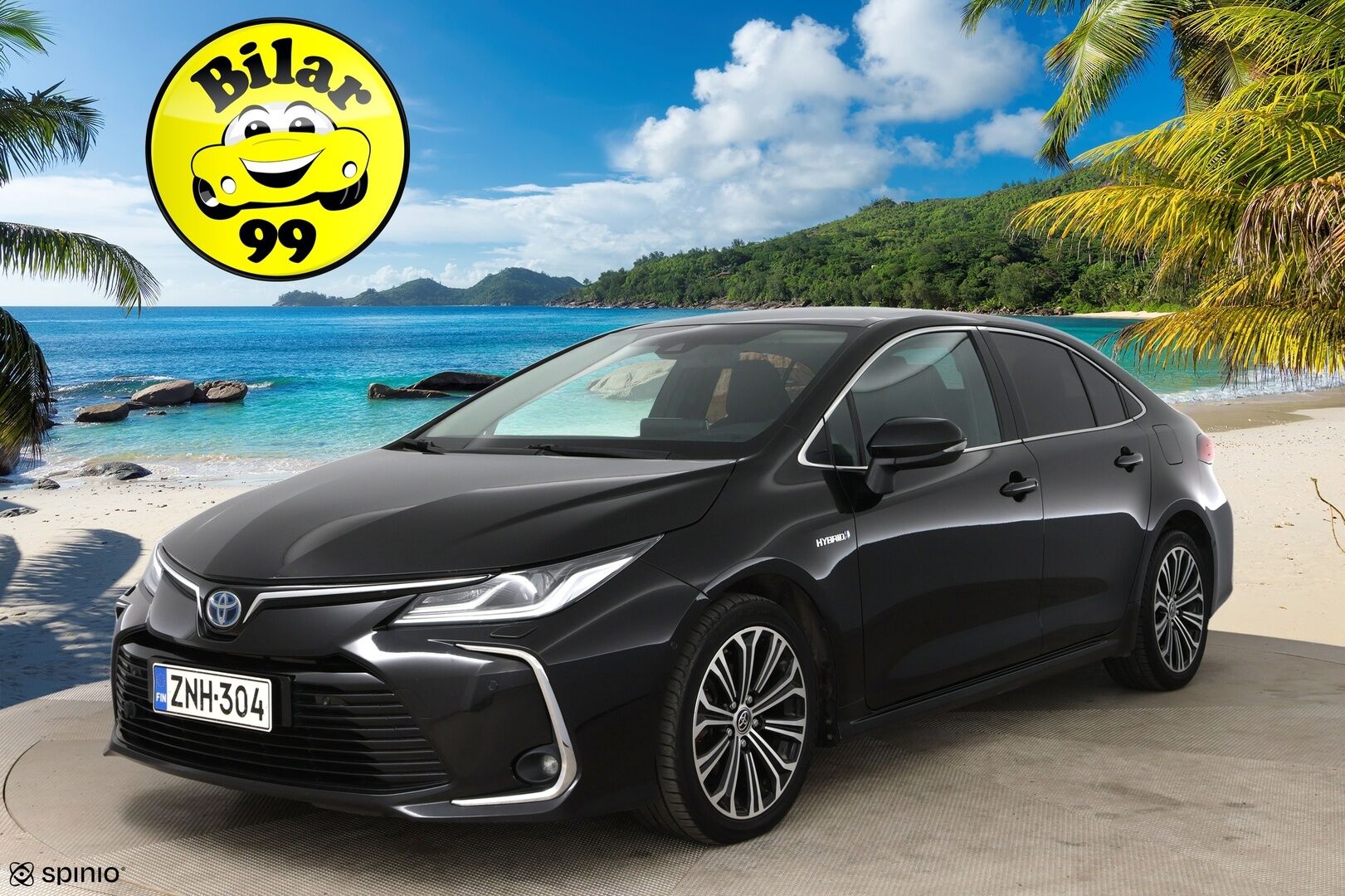 Toyota Corolla 2020 Sedan 1,8 Hybrid Style / Adapt. Vak. / Nahat / BLIS / Pysäköintiavustin / Navi / P. kamera / - Huippuvarusteltu yksilö! / Hyvät renkaat / 2-om. Suomi-auto! / Merkkihuollettu