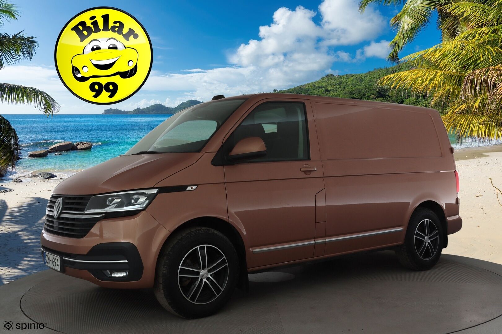 Volkswagen Transporter 2020 umpipakettiauto 2,0 TDI 110 kW 4Motion * Vakkari / Webasto / Koukku / LED / Apple&Android* - Suomi-auto / Kahdet renkaat