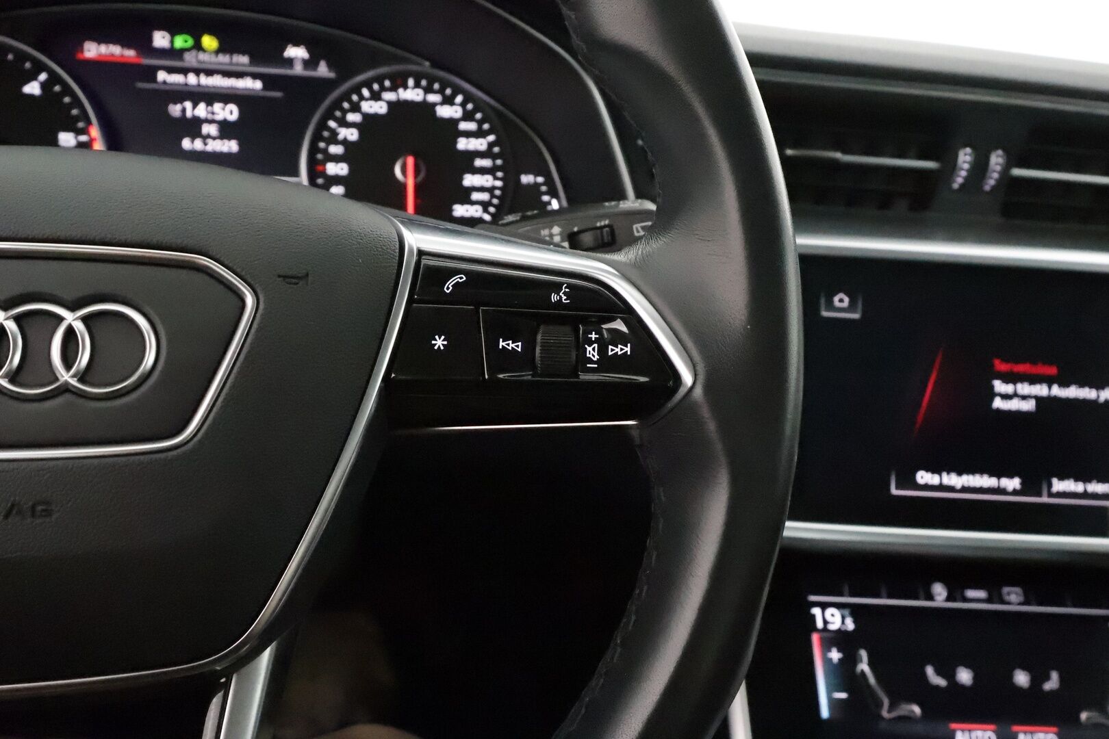 Audi A6 2022 Avant Business 40 TDI MHEV quattro S tronic ** Webasto / Adapt.Vakkari / Matrix-LED / P.Kamera / Sporttipenkit / Navi ** - 3,99 % KORKOTARJOUS TÄHÄN AUTOON - 2-Omisteinen Suomi-auto / Kahdet Renkaat