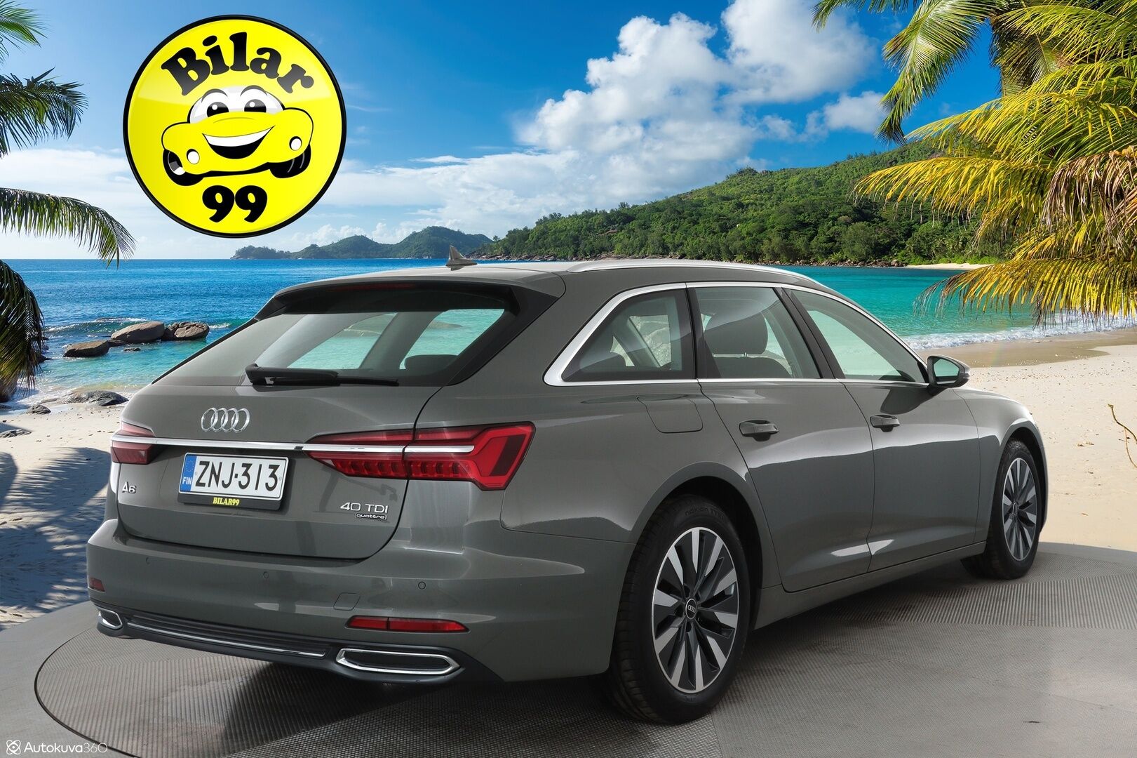 Audi A6 2022 Avant Business 40 TDI MHEV quattro S tronic ** Webasto / Adapt.Vakkari / Matrix-LED / P.Kamera / Sporttipenkit / Navi ** - 3,99 % KORKOTARJOUS TÄHÄN AUTOON - 2-Omisteinen Suomi-auto / Kahdet Renkaat