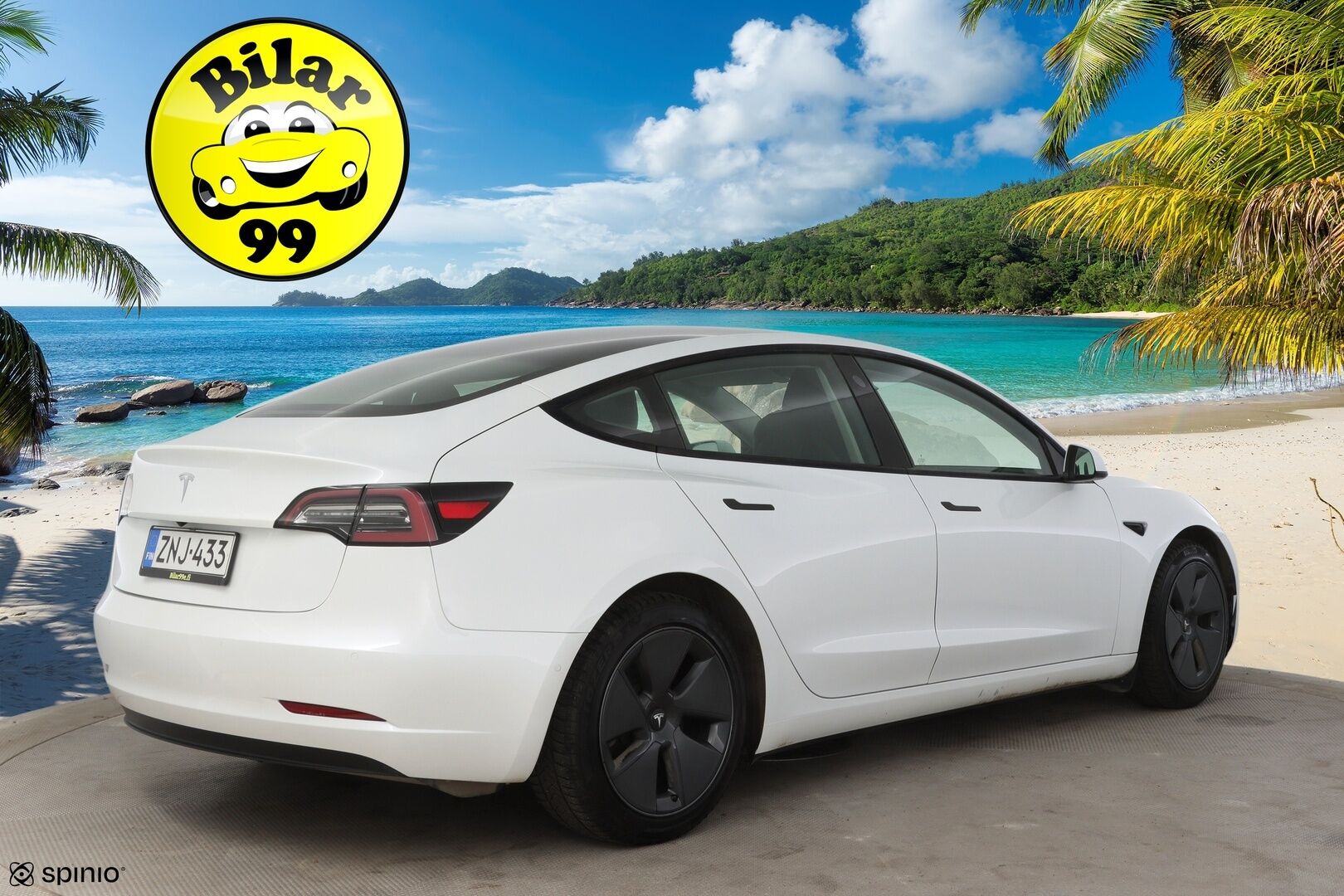 Tesla Model 3 2021 Standard Range Plus * Autopilot / Premium Audio / Panorama / P.kamera / Kaistavahti / Navi / ILP / * - Siisti Tesla super pienillä kilometreillä!