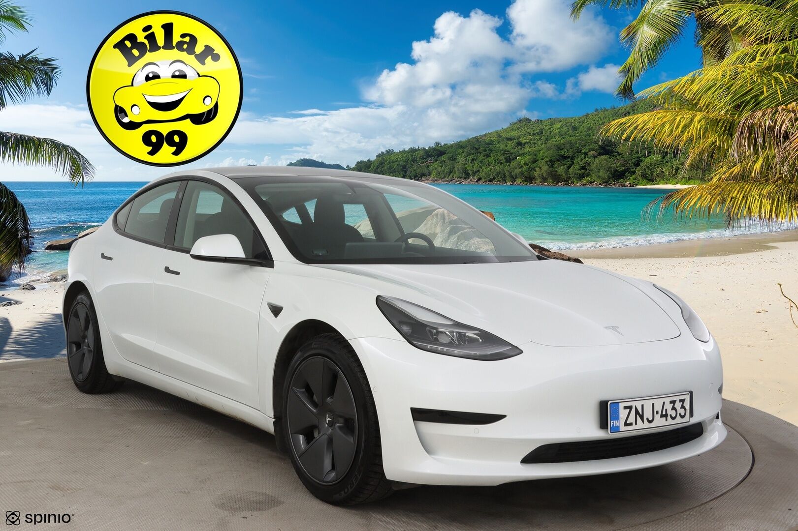 Tesla Model 3 2021 Standard Range Plus * Autopilot / Premium Audio / Panorama / P.kamera / Kaistavahti / Navi / ILP / * - Siisti Tesla super pienillä kilometreillä!