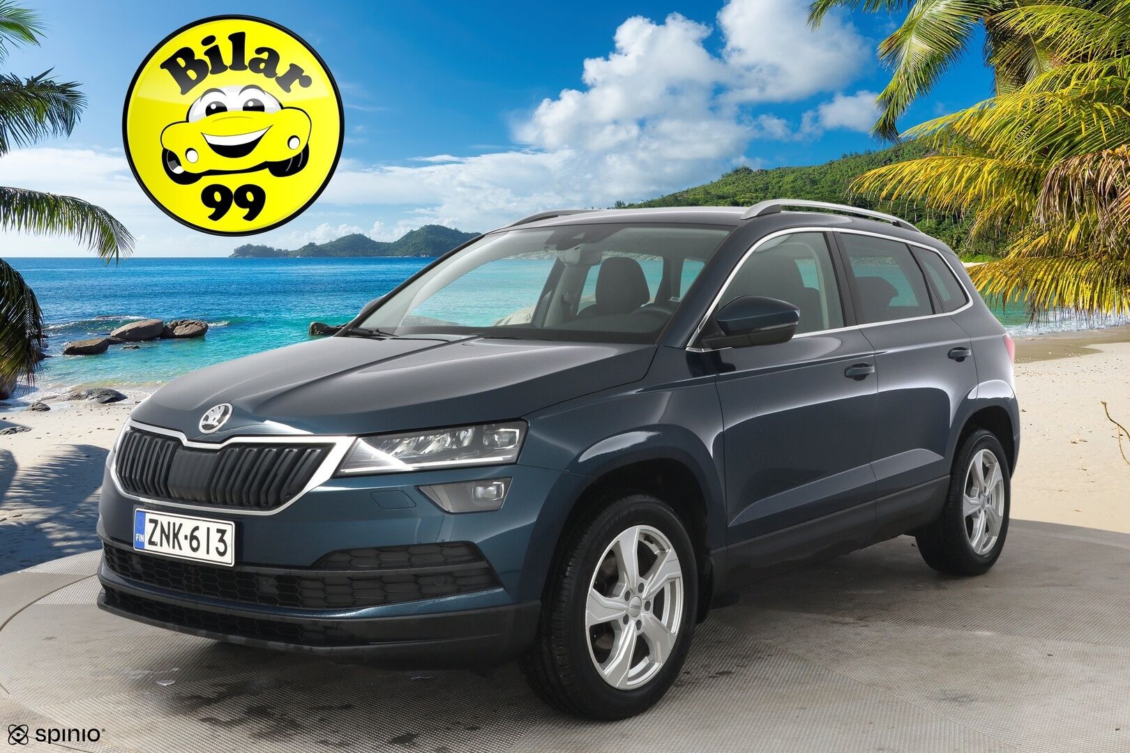 Skoda Karoq 2020 1,5 TSI Style BusinessLine DSG **Webasto / Adapt.Vakkari / LED-valot / Muistipenkki / Navi / Kaistavahti / Keyless** - 2-om Suomi-auto / Juuri vaihdettu Jakopää / Merkkihuollettu!