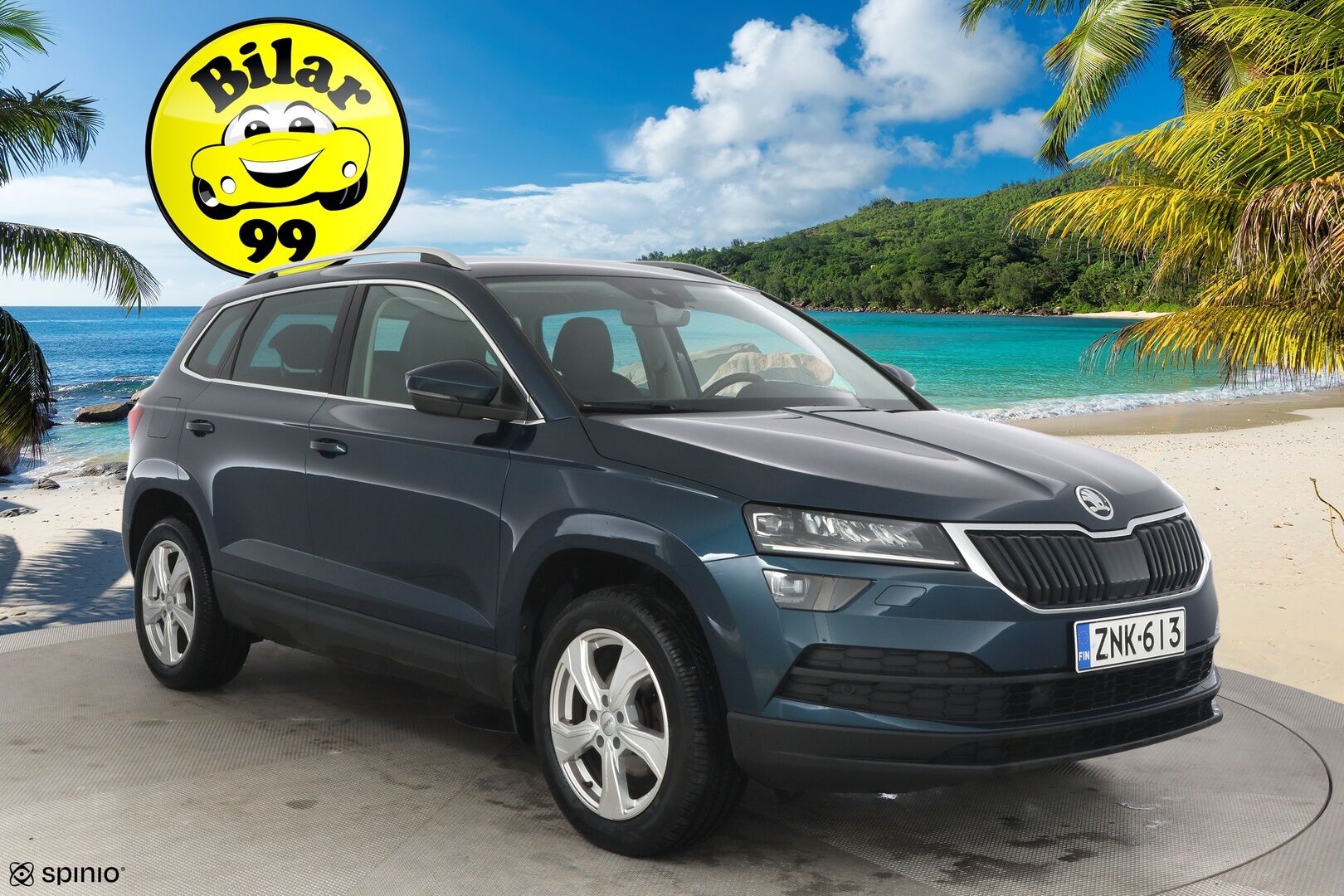 Skoda Karoq 2020 1,5 TSI Style BusinessLine DSG **Webasto / Adapt.Vakkari / LED-valot / Muistipenkki / Navi / Kaistavahti / Keyless** - 2-om Suomi-auto / Juuri vaihdettu Jakopää / Merkkihuollettu!