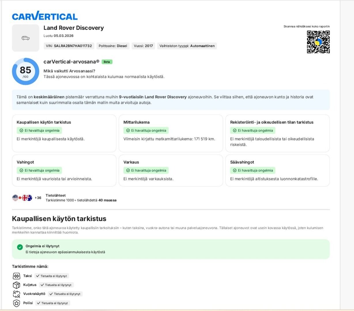 Land Rover Discovery 2017 2,0 Td4 SE Aut * YritysOutlet - Myydään vain yrityksille / Nahkasisusta / Panorama / Vetokoukku * - YritysOutlet - Myydään vain yrityksille / Leimaa 06/2027 / Heti ajoon! / 7-paikkainen 