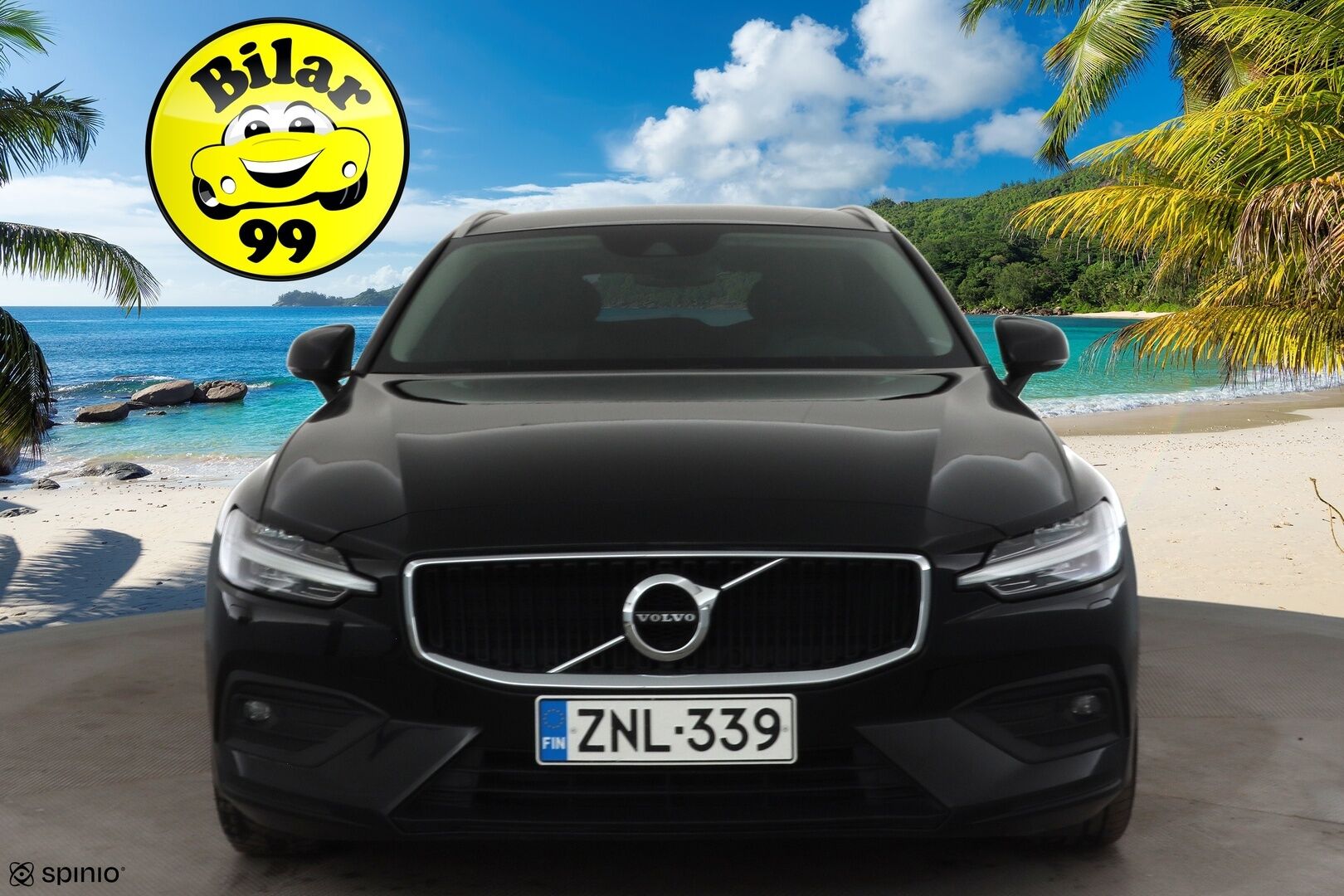 Volvo V60 2020 D3 AWD Business aut * ACC / P.tutka / Webasto / LED / Navi / Puolinahat / Koukku / BLIS / KeylessGo * - 1.Om Suomi-auto / Kahdet renkaat aluvanteilla / Merkkihuollettu
