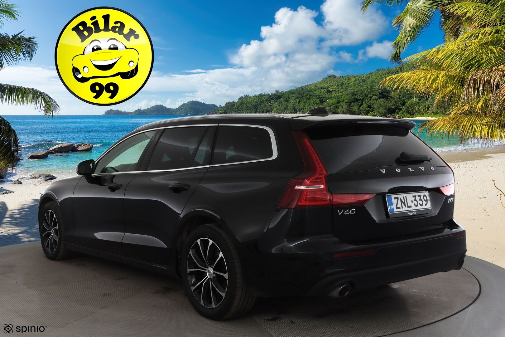 Volvo V60 2020 D3 AWD Business aut * ACC / P.tutka / Webasto / LED / Navi / Puolinahat / Koukku / BLIS / KeylessGo * - 1.Om Suomi-auto / Kahdet renkaat aluvanteilla / Merkkihuollettu