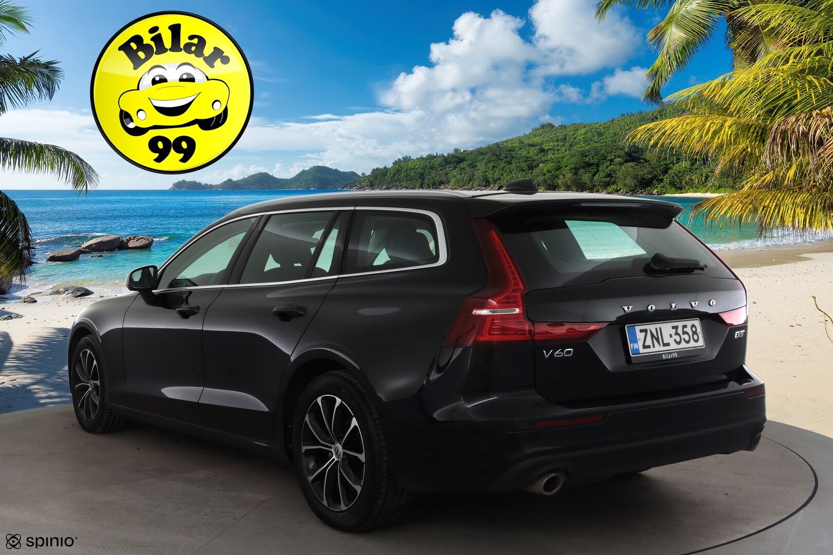 Volvo V60 2020 D3 AWD Business aut * Webasto / Koukku / ACC / LED / P.tutka / Navi / Kaistavahti / Keyless * - Suomi-auto / Kahdet renkaat / Merkkihuollot - HULLUT BLACKWEEK JATKOT - KORKOTARJOUS 2,49%