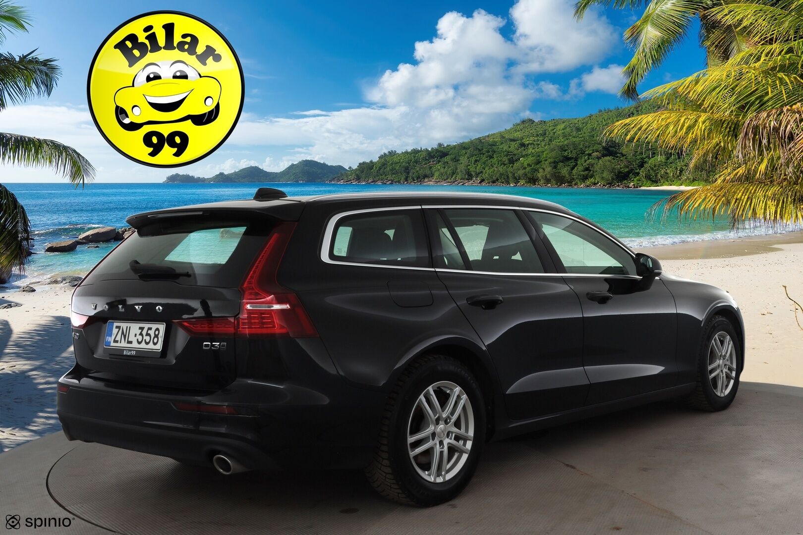 Volvo V60 2020 D3 AWD Business aut * Webasto / Koukku / ACC / LED / P.tutka / Navi / Kaistavahti / Keyless * - Suomi-auto / Kahdet renkaat / Merkkihuollot - HULLUT BLACKWEEK JATKOT - KORKOTARJOUS 2,49%
