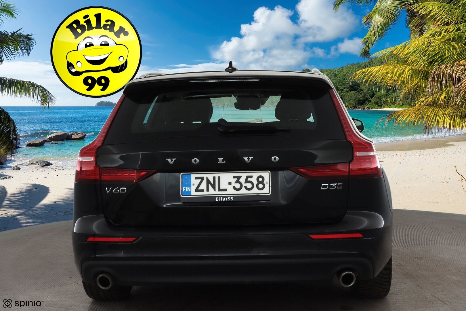 Volvo V60 2020 D3 AWD Business aut * Webasto / Koukku / ACC / LED / P.tutka / Navi / Kaistavahti / Keyless * - Suomi-auto / Kahdet renkaat / Merkkihuollot - HULLUT BLACKWEEK JATKOT - KORKOTARJOUS 2,49%