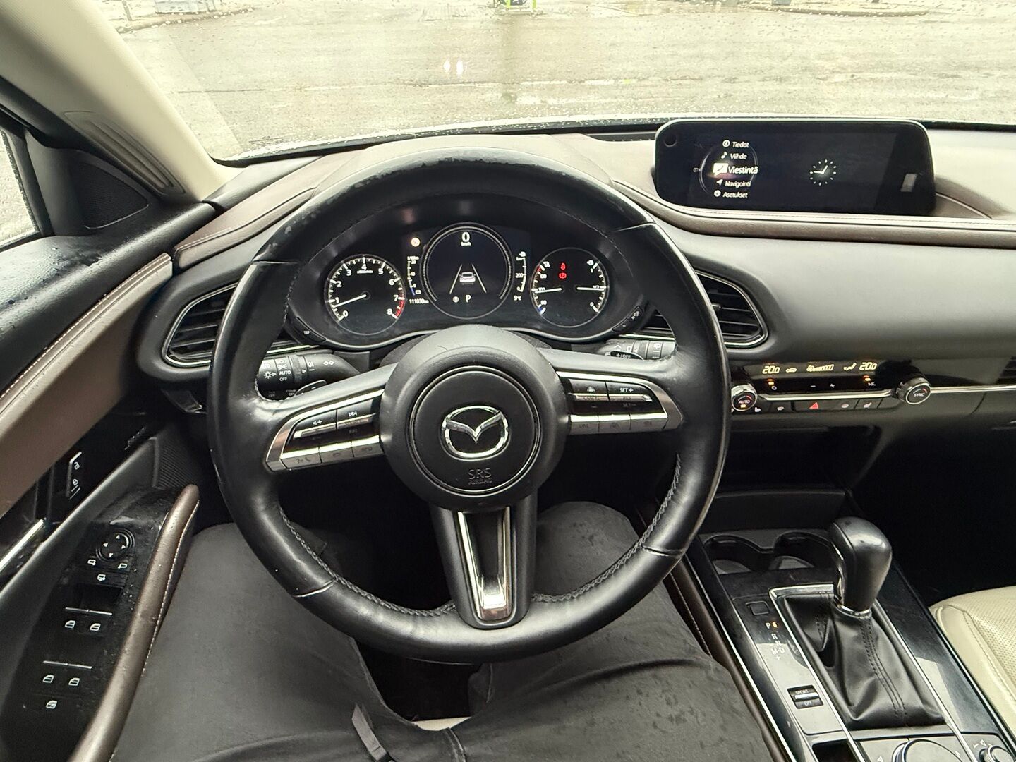 Mazda CX-30 2020 2,0 M Hybrid Skyactiv-X Luxury Business  AT White Leather ** ACC / BLIS / HUD / BOSE / 360-kamera / Ilmast. Istuimet ** - Huippuvarusteet! / 1-om Suomi-auto / 2x oem vanteet! - HULLU BLACKWEEK KORKOTARJOUS 2,49%