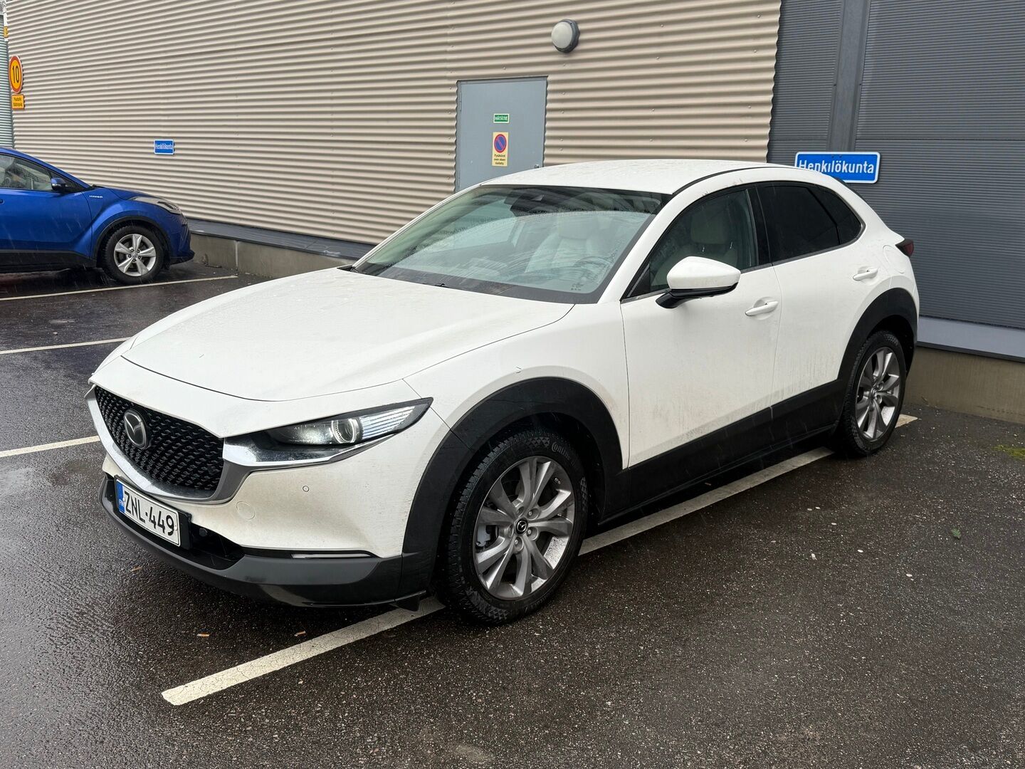 Mazda CX-30 2020 2,0 M Hybrid Skyactiv-X Luxury Business  AT White Leather ** ACC / BLIS / HUD / BOSE / 360-kamera / Ilmast. Istuimet ** - Huippuvarusteet! / 1-om Suomi-auto / 2x oem vanteet! - HULLU BLACKWEEK KORKOTARJOUS 2,49%