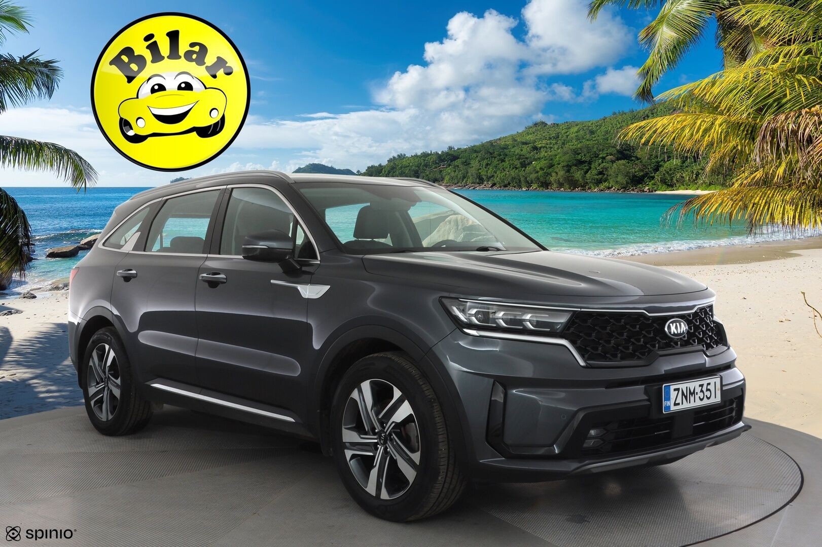 Kia Sorento 2021 1,6 T-GDI Hybrid AWD Business Premium AT 7P - | ACC | 7-paikkainen | Nahat | Sähköpenkki | HDA | BSM | RCTA | P.kamera | Keyless | LED | Apple & Android | Merkkihuollot | 2x renkaat aluin | 