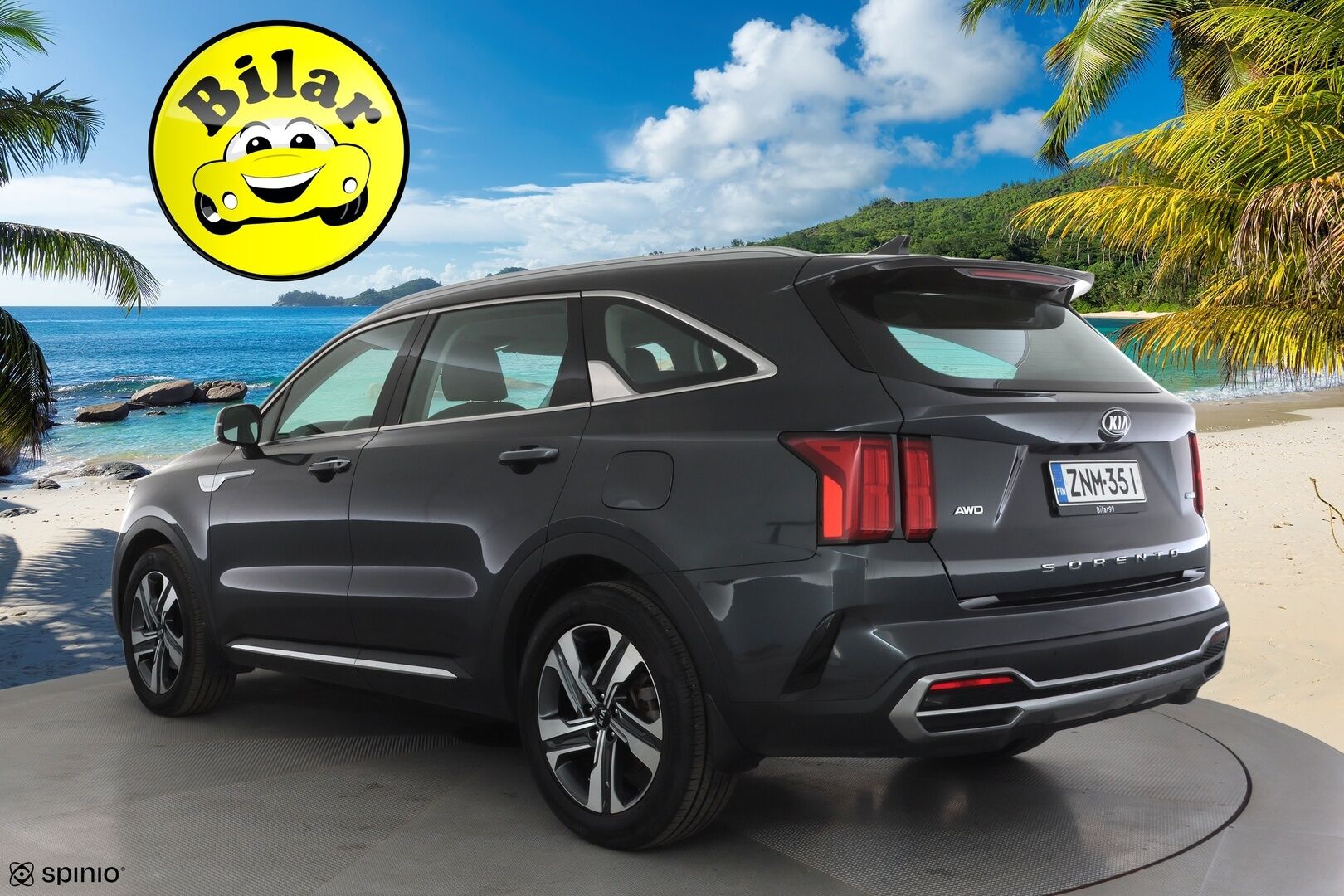 Kia Sorento 2021 1,6 T-GDI Hybrid AWD Business Premium AT 7P - | ACC | 7-paikkainen | Nahat | Sähköpenkki | HDA | BSM | RCTA | P.kamera | Keyless | LED | Apple & Android | Merkkihuollot | 2x renkaat aluin | 