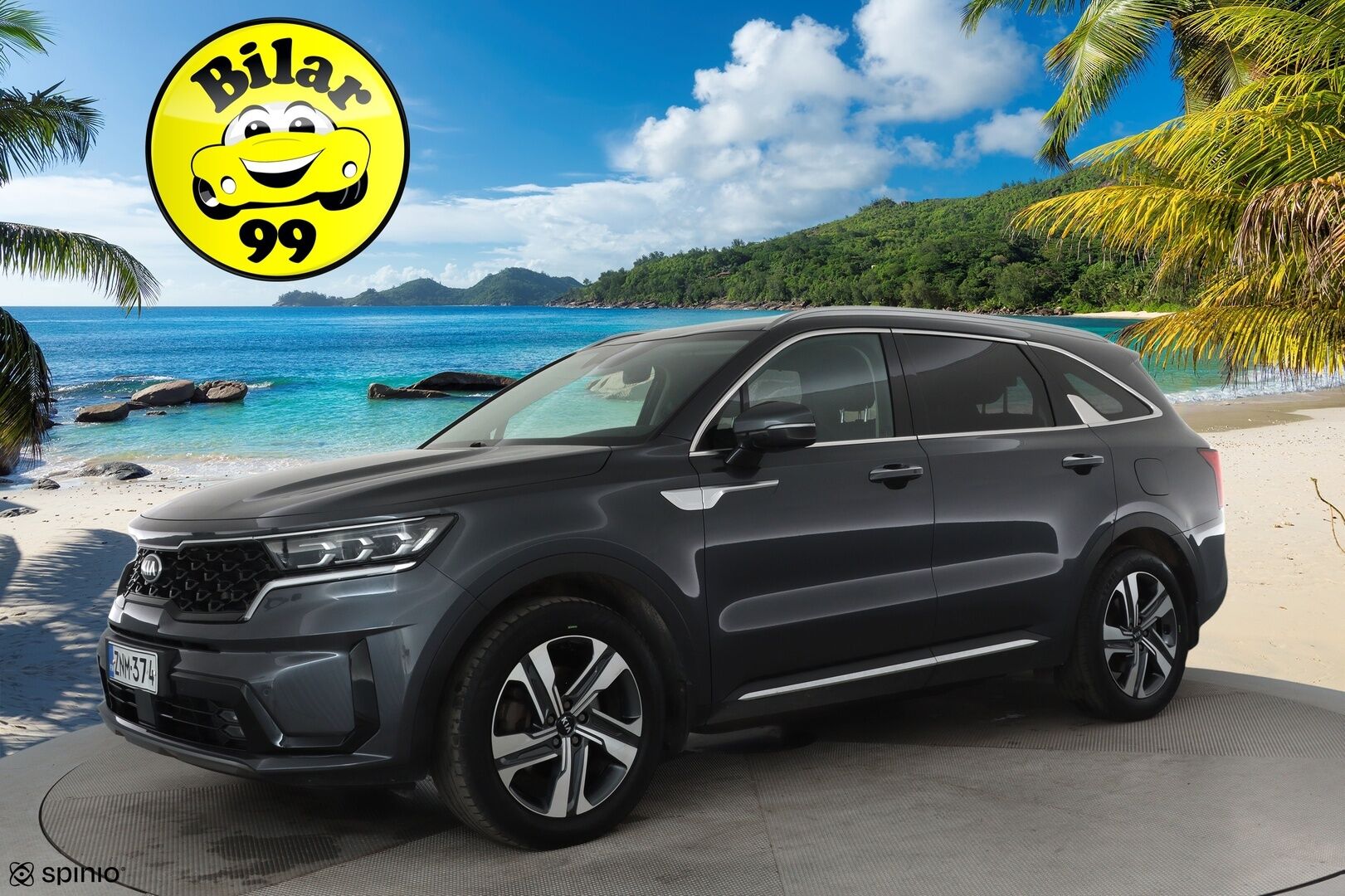 Kia Sorento 2020 1,6 T-GDI Hybrid AWD Business Premium AT 7P **Adapt.vakkari / Sähköpenkit / P.kamera / Nahkasisusta / Apple&Android / TULOSSA - 3,99 % KORKOTARJOUS TÄHÄN AUTOON - 