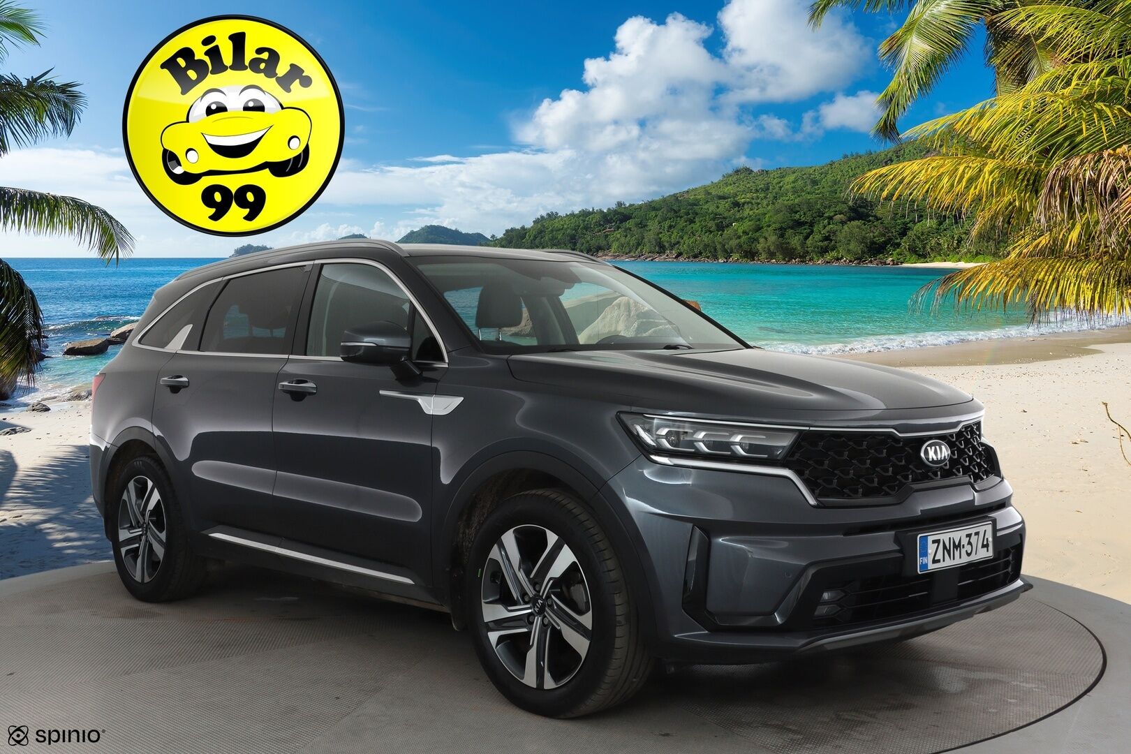 Kia Sorento 2020 1,6 T-GDI Hybrid AWD Business Premium AT 7P **Adapt.vakkari / Sähköpenkit / P.kamera / Nahkasisusta / Apple&Android / TULOSSA - 3,99 % KORKOTARJOUS TÄHÄN AUTOON - 