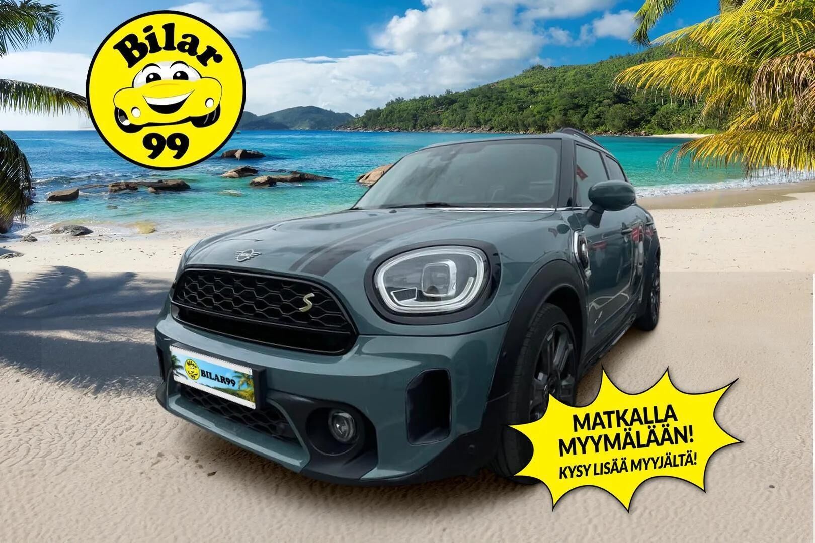 MINI Countryman 2021 Cooper SE ALL4 A Maximise - | H&K | ACC | HUD | P.Kamera | Panorama | Muistipenkki | Merkki huollettu | Nahkapenkit |