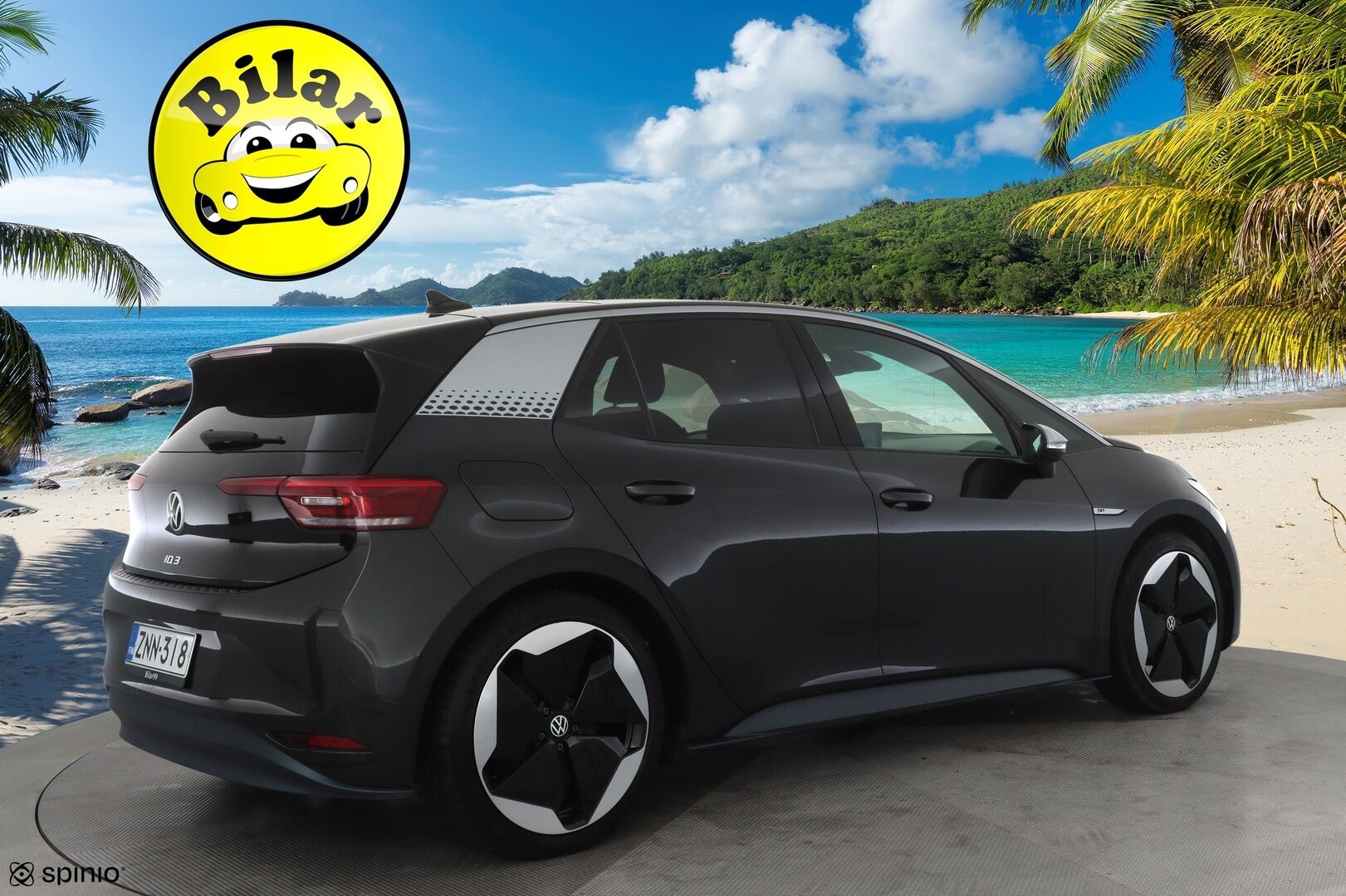 Volkswagen ID.3 2020 1ST Max 150 kW, akku 58 kWh - | ACC | ILP | HUD | Sähköpenkit hieronnalla | Lasikatto | IQ.Light | Travel Assist | Side Assist | P.kamera | Keyless | Merkkihuollot | 2x renkaat aluin |