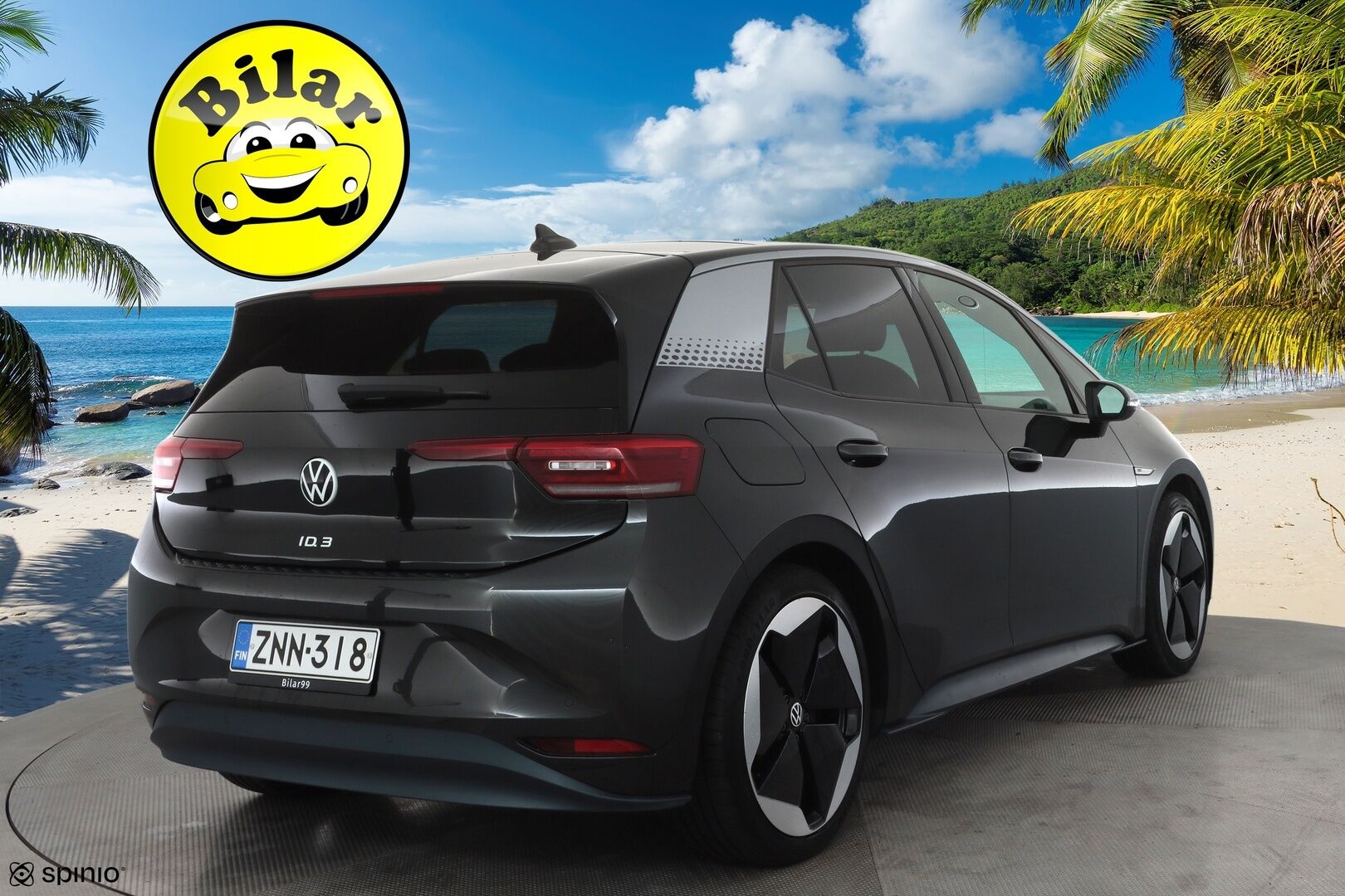 Volkswagen ID.3 2020 1ST Max 150 kW, akku 58 kWh - | ACC | ILP | HUD | Sähköpenkit hieronnalla | Lasikatto | IQ.Light | Travel Assist | Side Assist | P.kamera | Keyless | Merkkihuollot | 2x renkaat aluin |