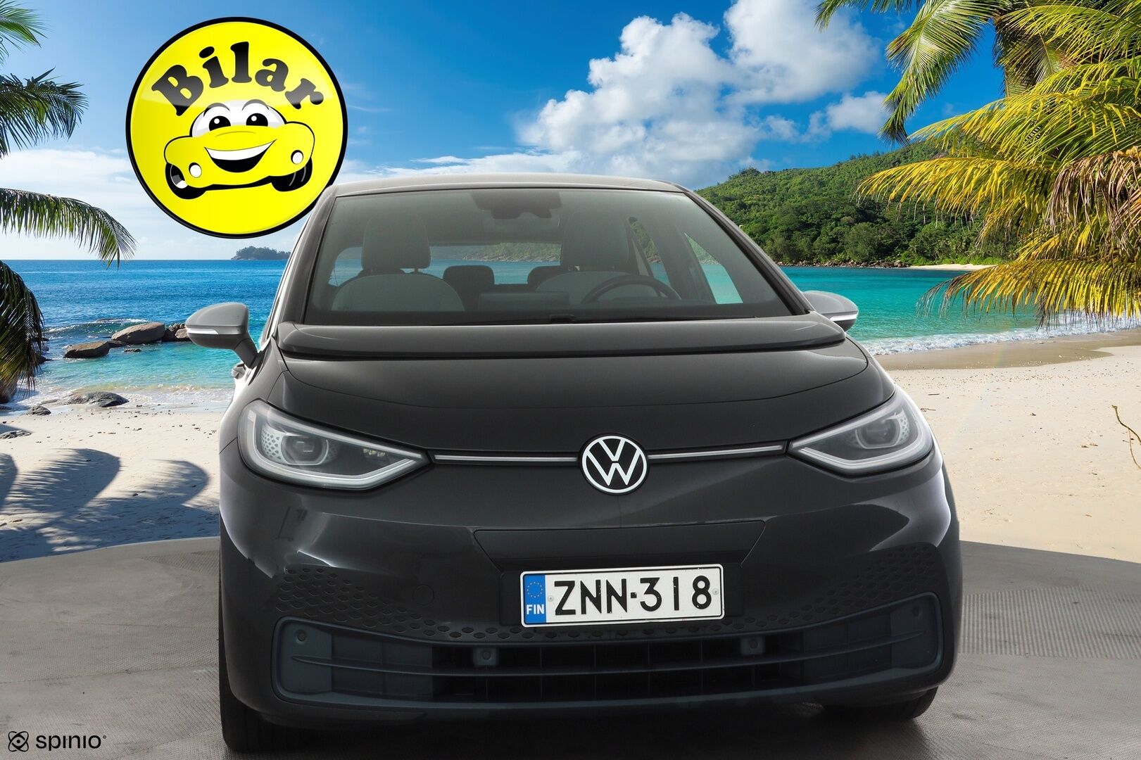 Volkswagen ID.3 2020 1ST Max 150 kW, akku 58 kWh - | ACC | ILP | HUD | Sähköpenkit hieronnalla | Lasikatto | IQ.Light | Travel Assist | Side Assist | P.kamera | Keyless | Merkkihuollot | 2x renkaat aluin |