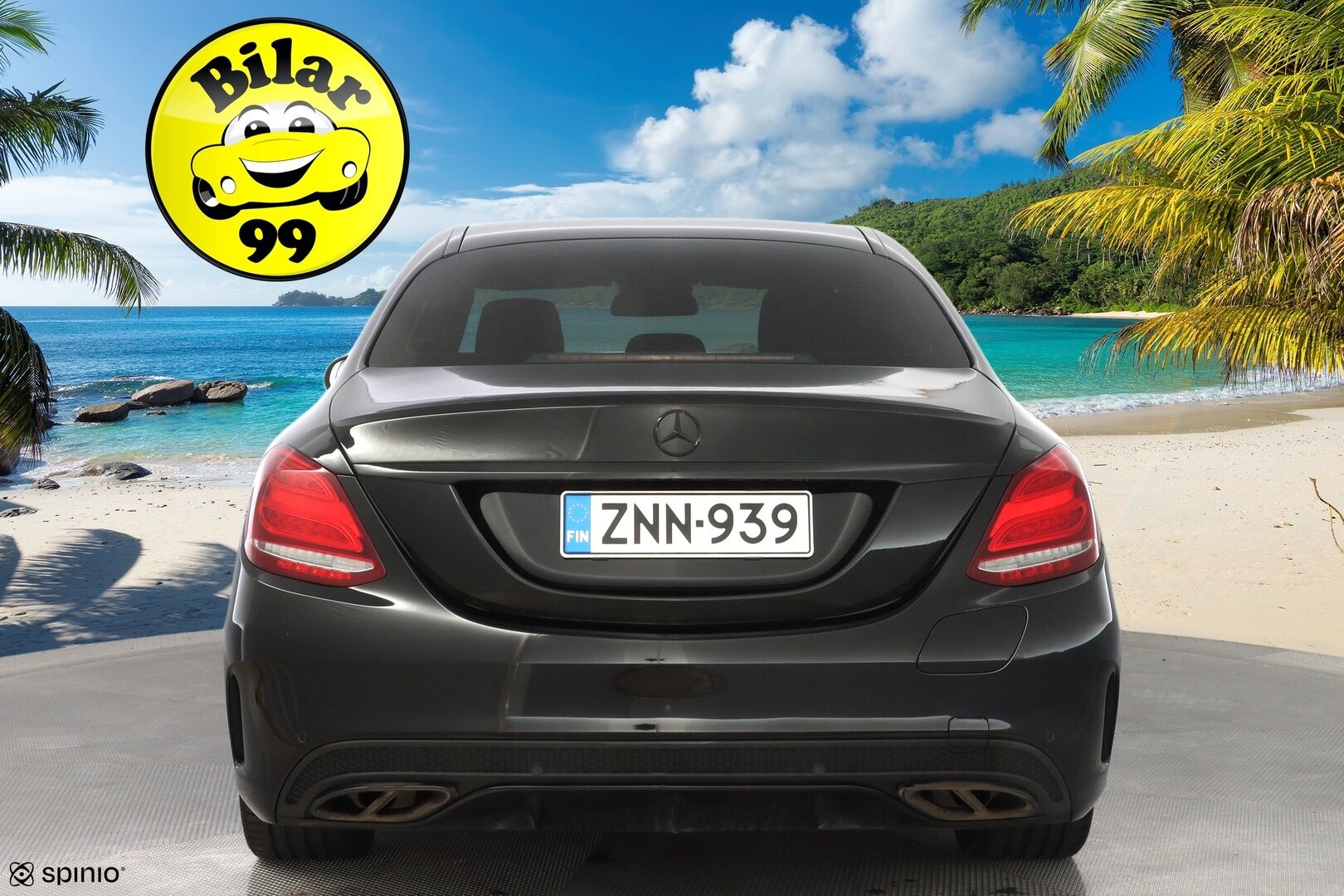 Mercedes-Benz C 2018 350 e T A Edition AMG  *Vakkari / AMG ulko ja sisäpaketti / Nahkasisusta / Musta katto / Ambient / Flatbottom / - Kahdet vanteet / Kahdet latauskaapelit / Huippusiisti
