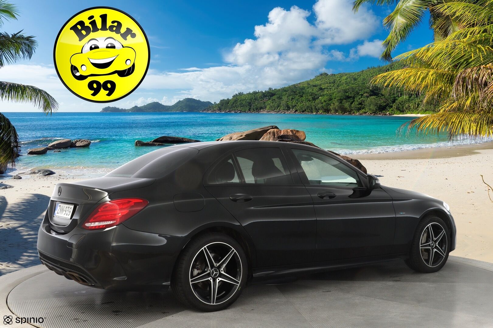 Mercedes-Benz C 2018 350 e T A Edition AMG  *Vakkari / AMG ulko ja sisäpaketti / Nahkasisusta / Musta katto / Ambient / Flatbottom / - Kahdet vanteet / Kahdet latauskaapelit / Huippusiisti