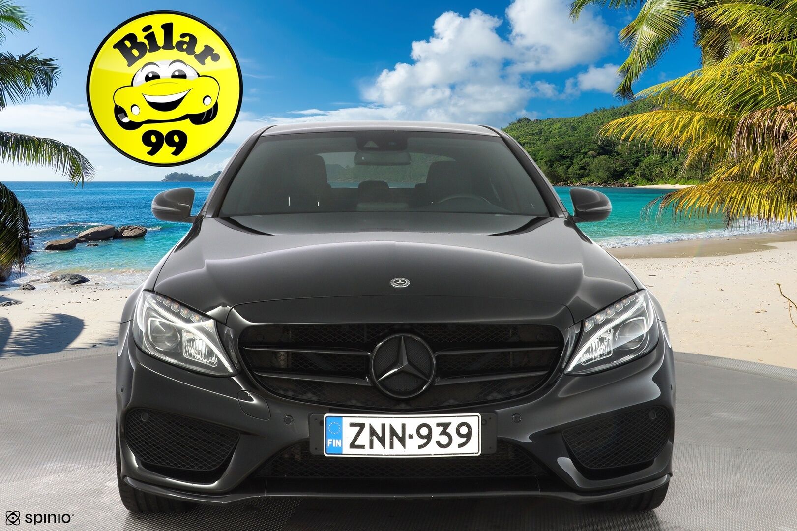 Mercedes-Benz C 2018 350 e T A Edition AMG  *Vakkari / AMG ulko ja sisäpaketti / Nahkasisusta / Musta katto / Ambient / Flatbottom / - Kahdet vanteet / Kahdet latauskaapelit / Huippusiisti