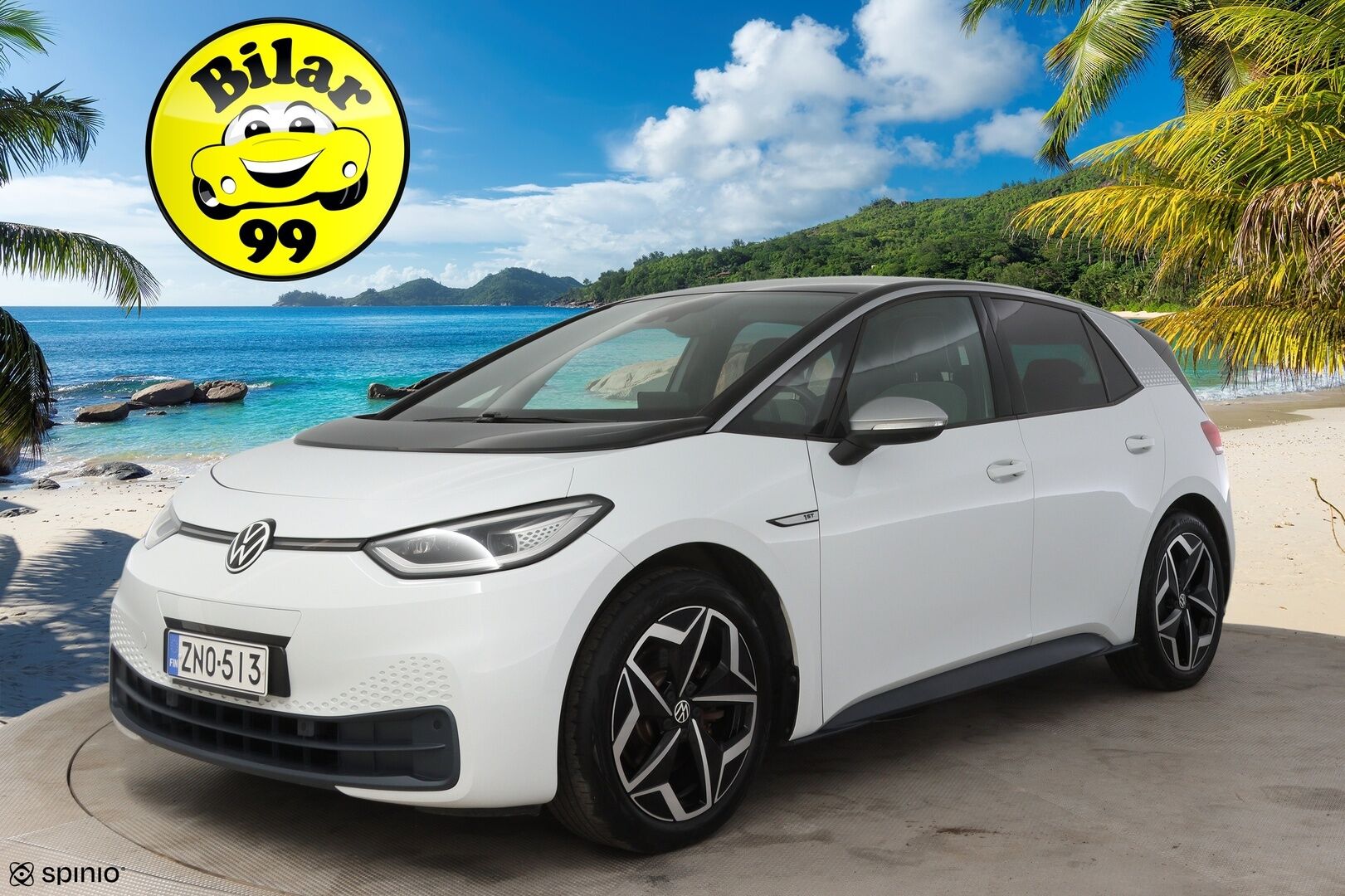 Volkswagen ID.3 2020 1ST Plus 150 kW, akku 58 kWh* Peruutuskamera / Ilmalämpöpumppu / Kaistavahti / Navi * - * 2x Volkswagen alumiinivanteet merkkirenkailla / siisti*