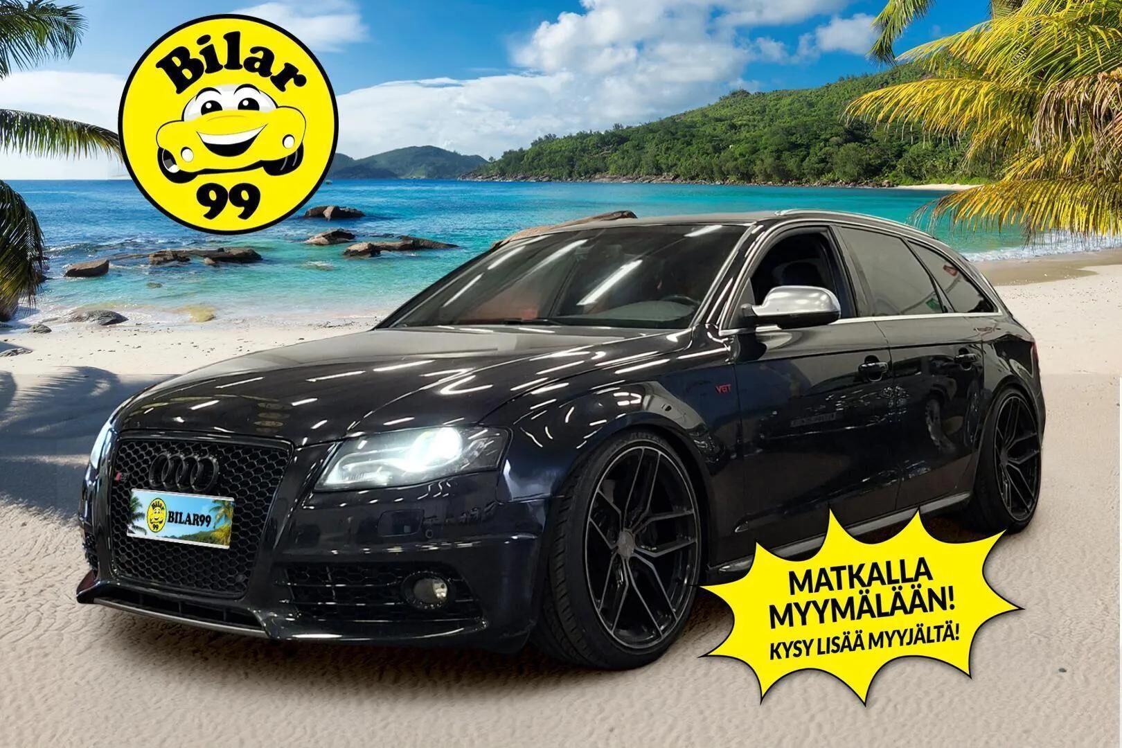Audi S4 2011 Avant 3,0 V6 TFSI 245 kW quattro S tronic - | Jakoketju tarkistettu | Erikois-sisusta | Kahdet renkaat alumiinivanteilla | Musta sisäkattoverhoilu | Huippu huoltohistoria | 