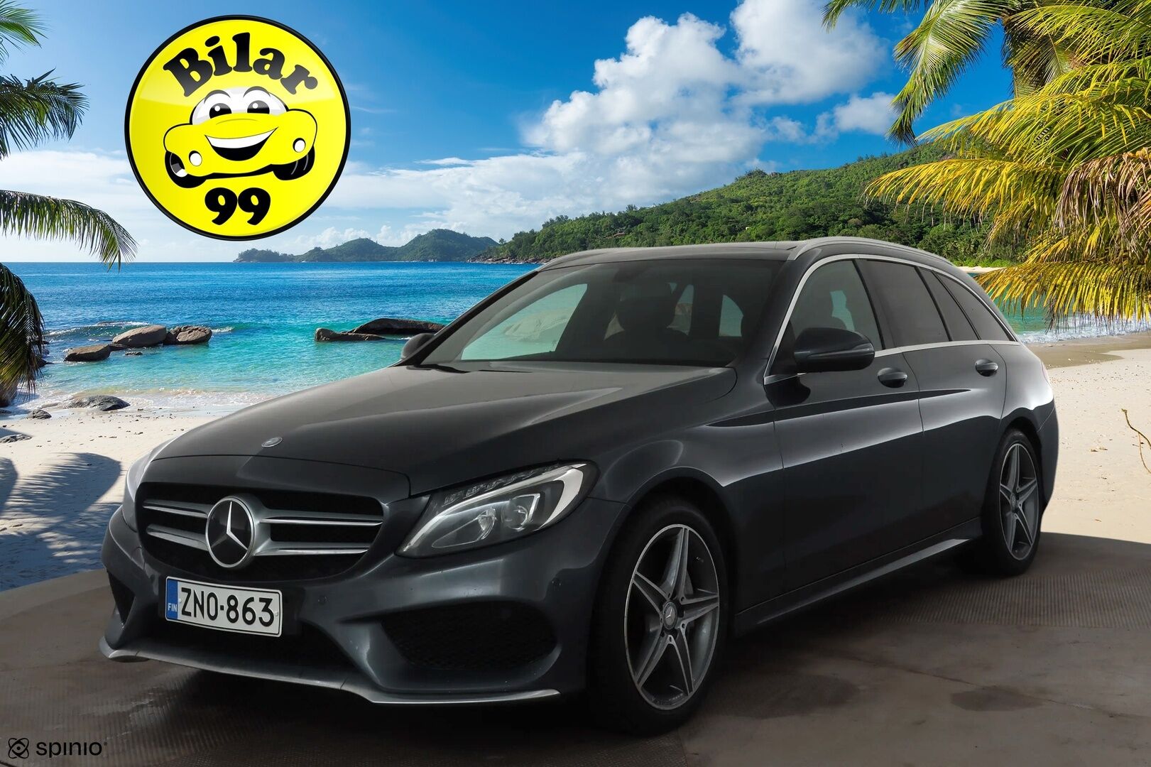 Mercedes-Benz C 2016 250 d T A Premium Business AMG * Vetokoukku / Panoraama / Nahkasisusta / LED High Performance / Sporttipenkit / Peruutustutkat - Comand Navi / Metalliväri / Siisti yksilö!