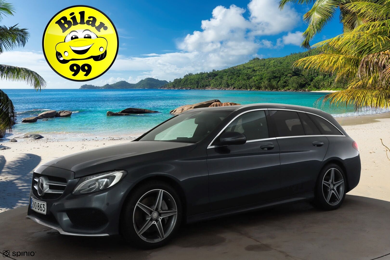 Mercedes-Benz C 2016 250 d T A Premium Business AMG * Vetokoukku / Panoraama / Nahkasisusta / LED High Performance / Sporttipenkit / Peruutustutkat - Comand Navi / Metalliväri / Siisti yksilö!
