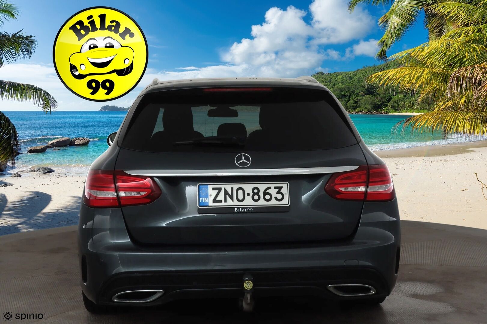 Mercedes-Benz C 2016 250 d T A Premium Business AMG * Vetokoukku / Panoraama / Nahkasisusta / LED High Performance / Sporttipenkit / Peruutustutkat - Comand Navi / Metalliväri / Siisti yksilö!