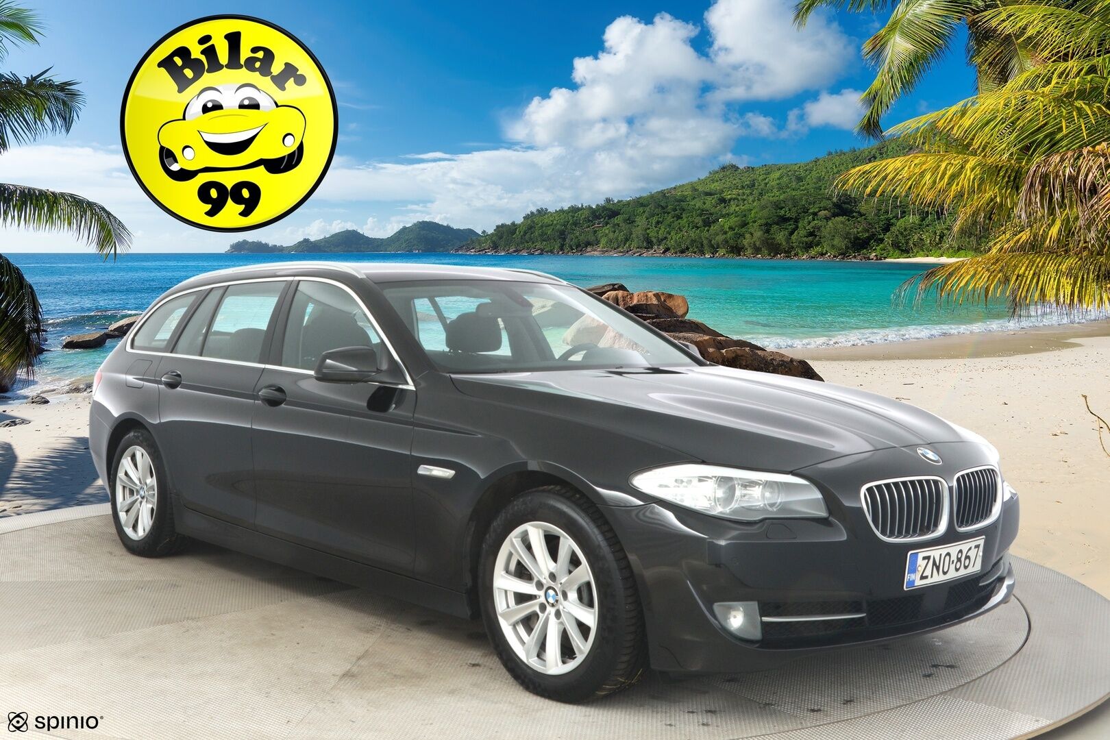 BMW 525 2012 TwinPower Turbo A xDrive F11 Touring *YritysOutlet - Myydään vain yrityksille* - * ACC / Webasto / HUD / Prof. navi / Koukku / Sportvaihteisto / Bluetooth / Adapt. ajovalot *