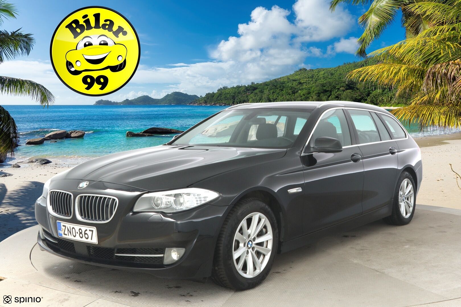 BMW 525 2012 TwinPower Turbo A xDrive F11 Touring *YritysOutlet - Myydään vain yrityksille* - * ACC / Webasto / HUD / Prof. navi / Koukku / Sportvaihteisto / Bluetooth / Adapt. ajovalot *