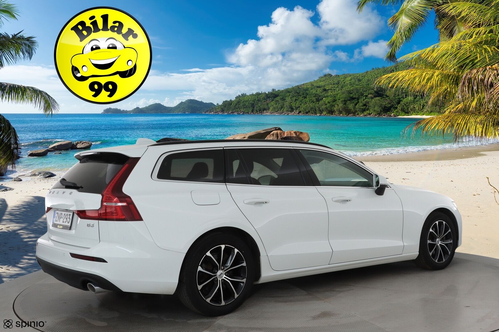 Volvo V60 2022 B3 MHEV Business aut **Webasto / Adapt.Vakkari / LED-valot / P.kamera / Navi / Kaistavahti / KeylessGO** - 1-om Suomi-auto / Kahdet Renkaat / Merkkihuollettu!