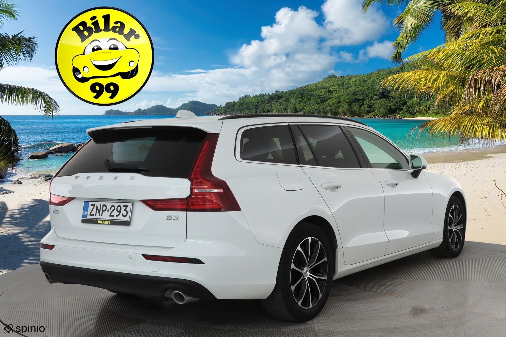 Volvo V60 2022 B3 MHEV Business aut **Webasto / Adapt.Vakkari / LED-valot / P.kamera / Navi / Kaistavahti / KeylessGO** - 1-om Suomi-auto / Kahdet Renkaat / Merkkihuollettu!