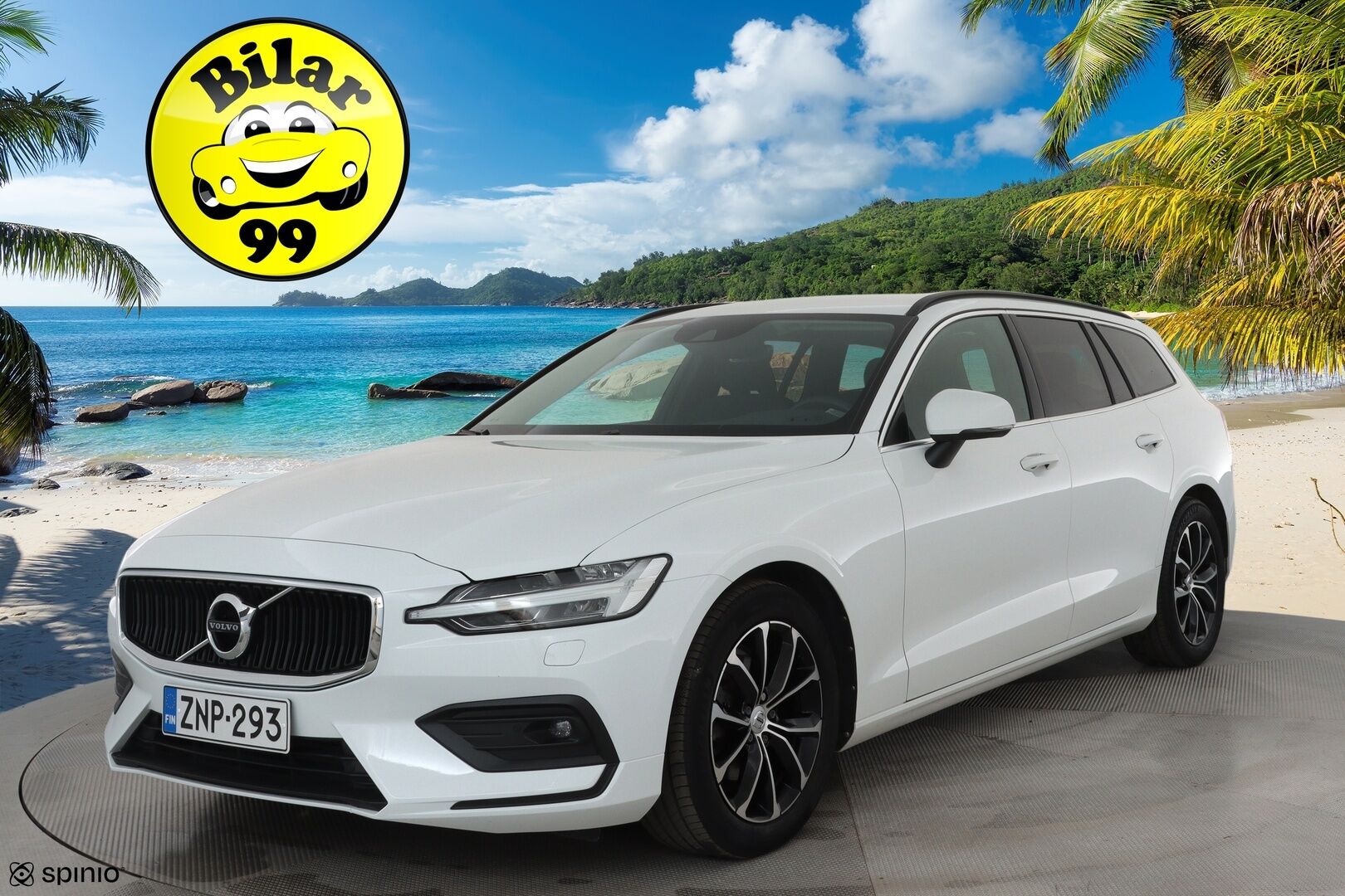 Volvo V60 2022 B3 MHEV Business aut **Webasto / Adapt.Vakkari / LED-valot / P.kamera / Navi / Kaistavahti / KeylessGO** - 1-om Suomi-auto / Kahdet Renkaat / Merkkihuollettu!