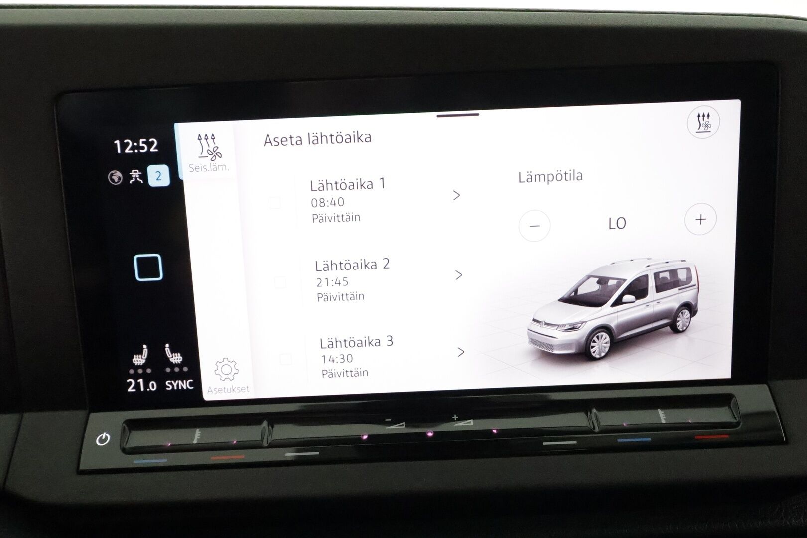 Volkswagen Caddy 2021 Life Business 2,0 TDI 90kW DSG 5-Paikkainen * Webasto / Adapt.Vakkari / Peruutustutkat / Navi / Apple&Android / LED - 1.Om Suomi-auto / Merkkihuollettu / Kahdet renkaat aluvanteilla / Huippuvarusteet! - Osta nyt, maksa vasta ensi vuonna