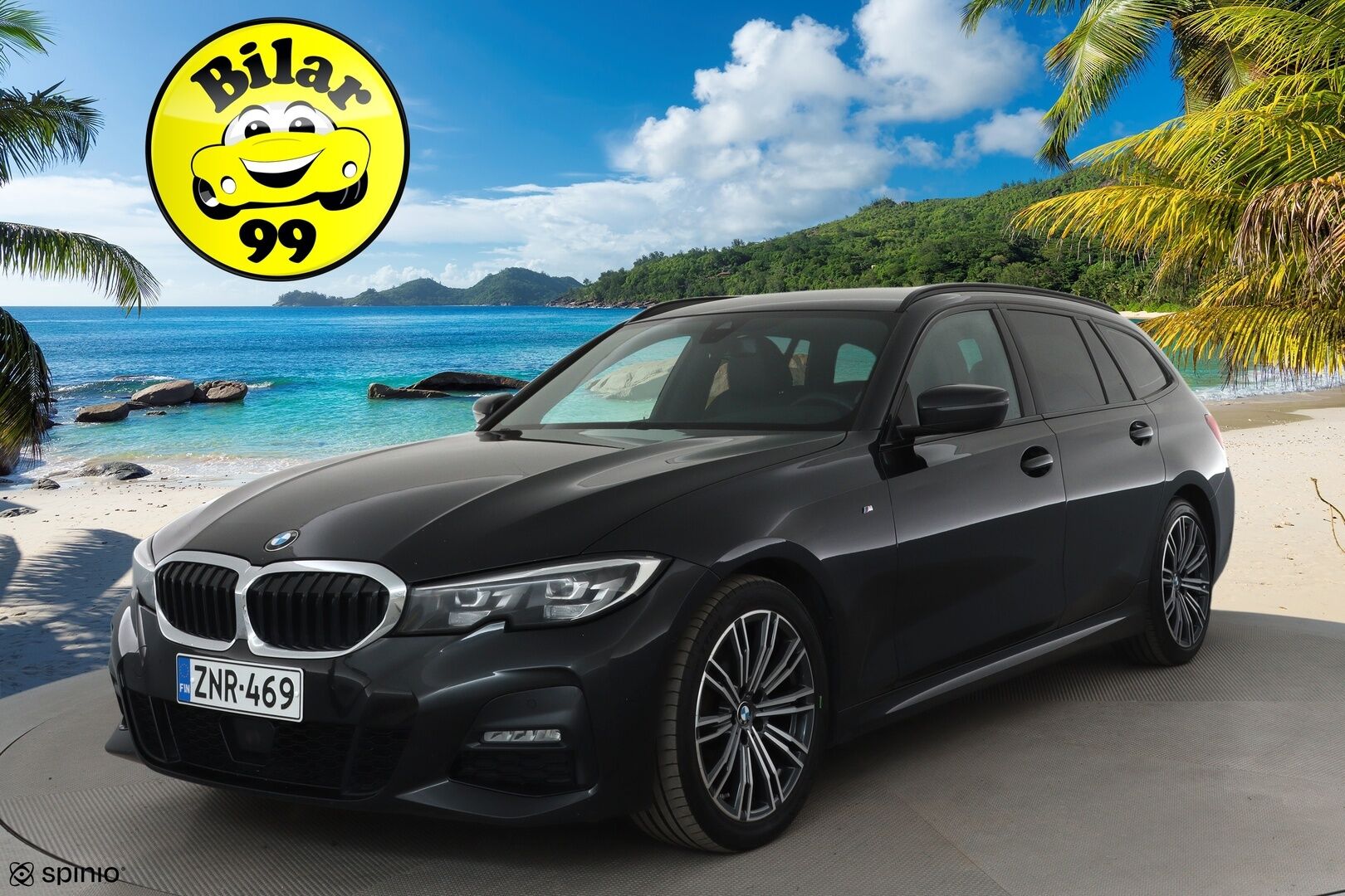 BMW 320 2021 G21 Touring 320d A xDrive Business M-Sport MHEV **Webasto / ACC / LED / P.kamera / Sporttipenkit / Navi / Kaistavahti** - 1.om Suomi-auto / Kahdet Renkaat / Merkkihuollettu!
