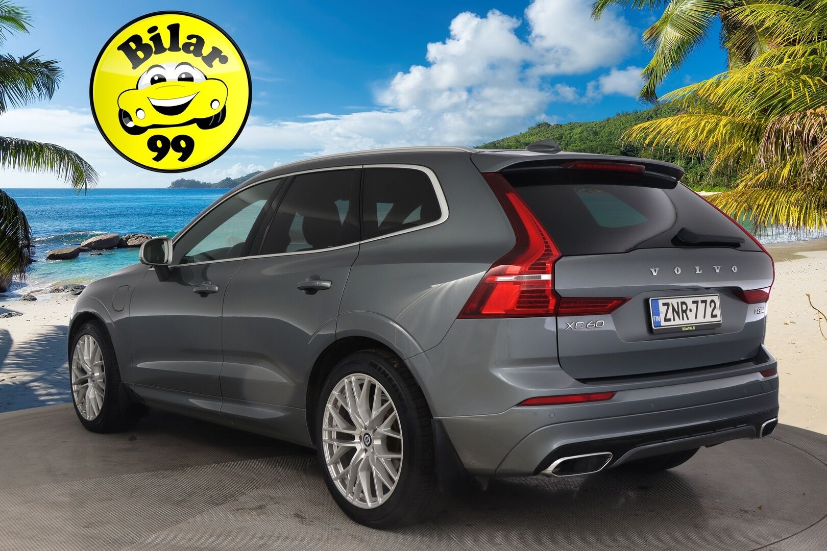 Volvo XC60 2019 T8 AWD R-Design aut *H&K / Panorama / HUD / Muistisähköpenkit / 360 kamera / Koukku / Pa-lämmitin* - Pilot assist / ACC / Bliss / Juuri huollettu / Kessy / 2x renkaat ja vanteet