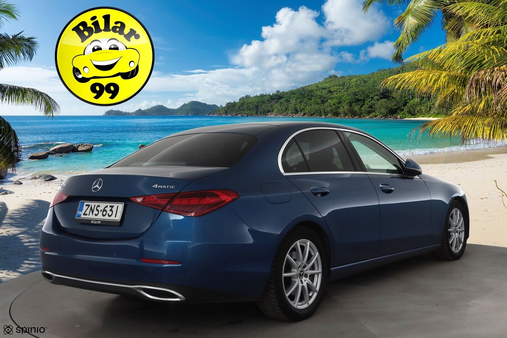 Mercedes-Benz C 2022 200 4MATIC A Business * Vakkari / P.Kamera / LED / Puolinahat / Digimittaristo / Ratinlämmitin / Facelift * - 1.Om Suomi-auto / Kahdet renkaat aluvanteilla